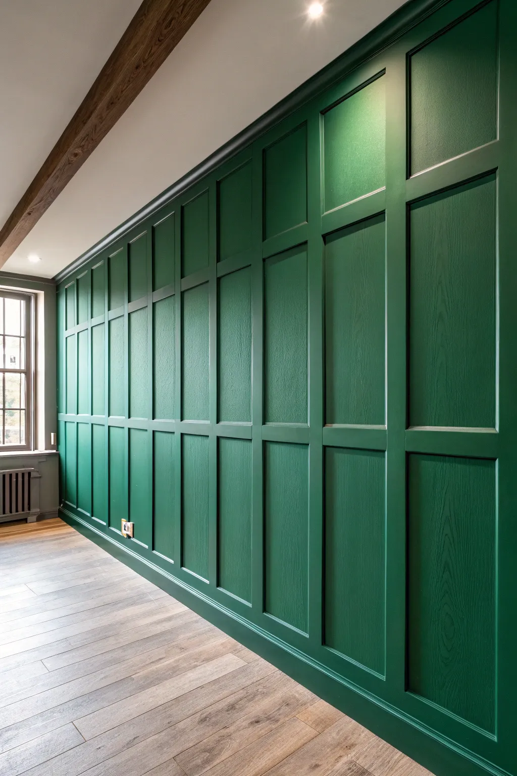 Transform your space with a bold board and batten wall—where craftsmanship meets modern elegance.