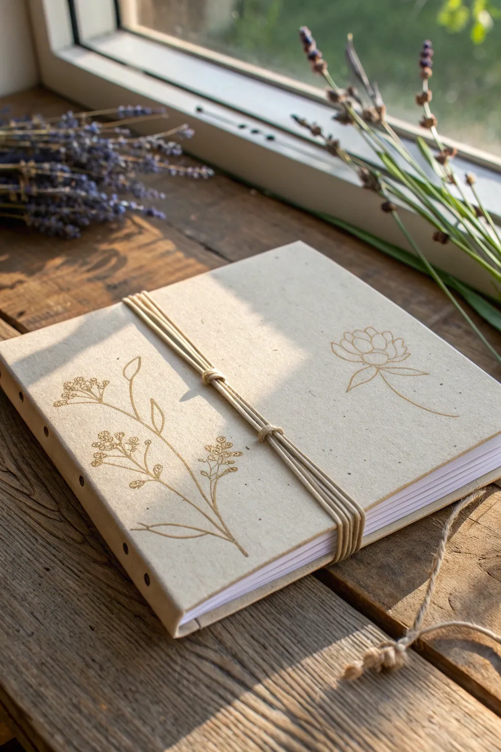 Discover the art of simplicity with the elegant pamphlet stitch - where minimalist design meets handcrafted charm.