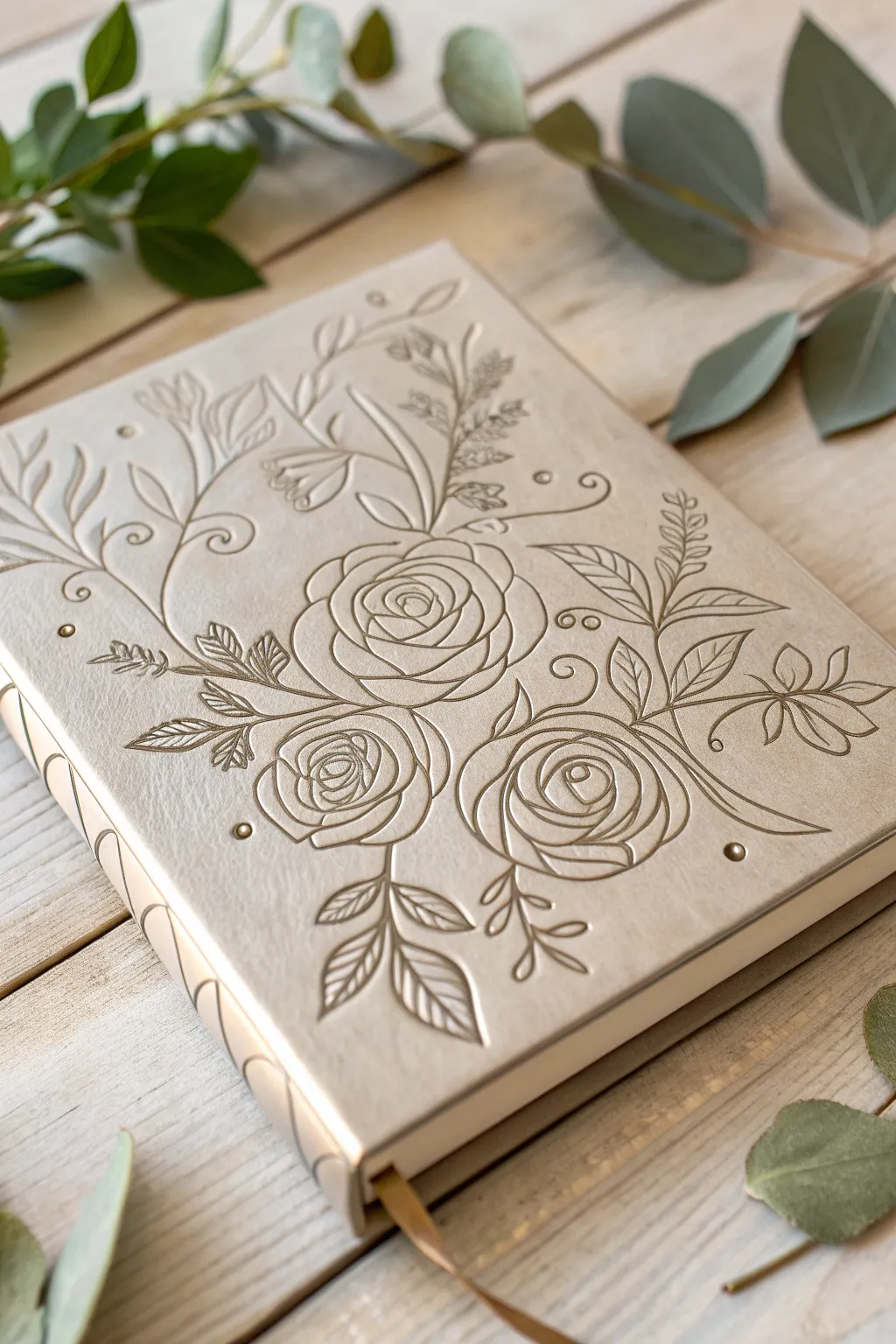 Transform your books into botanical masterpieces with this exquisite floral embosser.