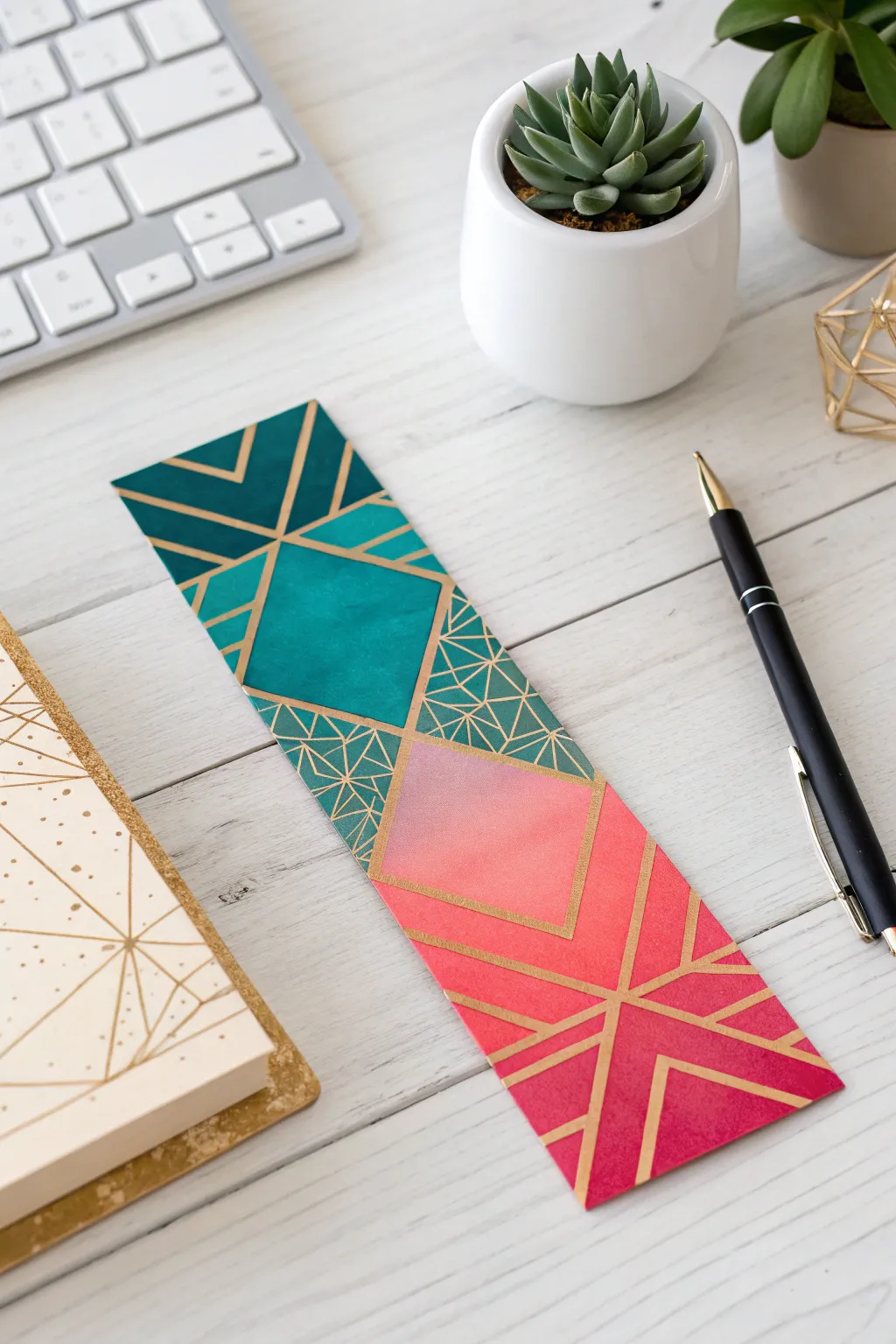 Dive into an Abstract Adventure with this vibrant bookmark painting idea! 🎨✨