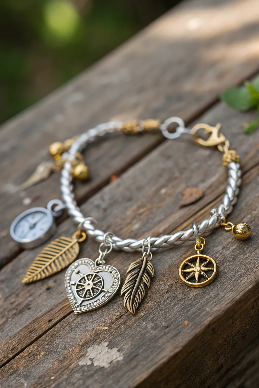 Carry your stories with you: A charm bracelet that whispers tales of joy and beauty.