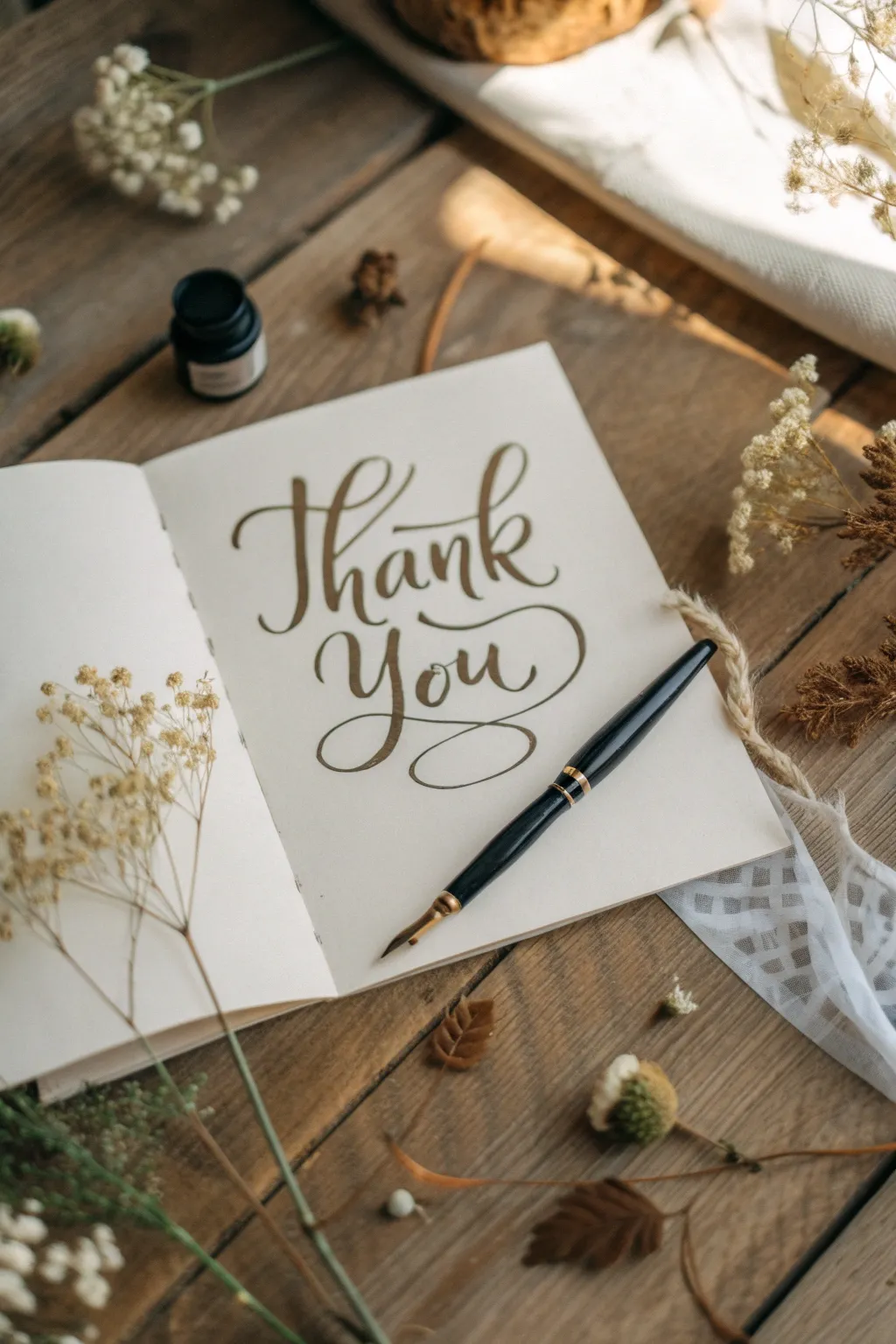Add a personal touch to your cards with elegant hand lettering.