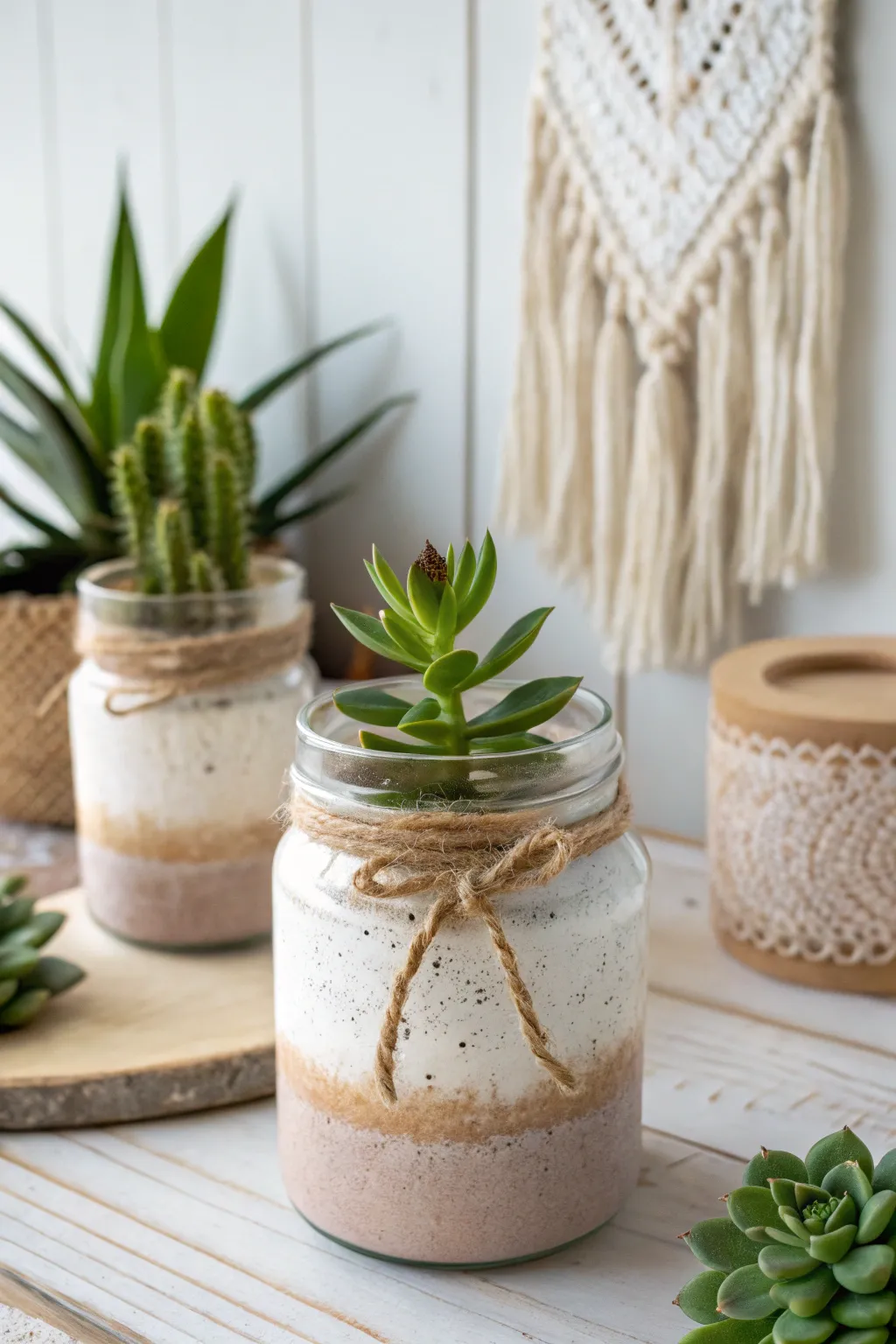 Transform your space with nature-inspired elegance—succulent planters that blend simplicity and style.