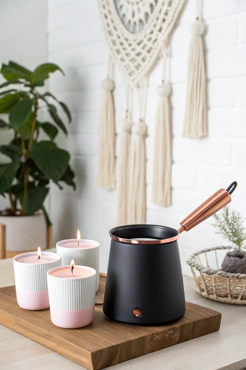 Elevate your candle-making space with a touch of elegance and simplicity.