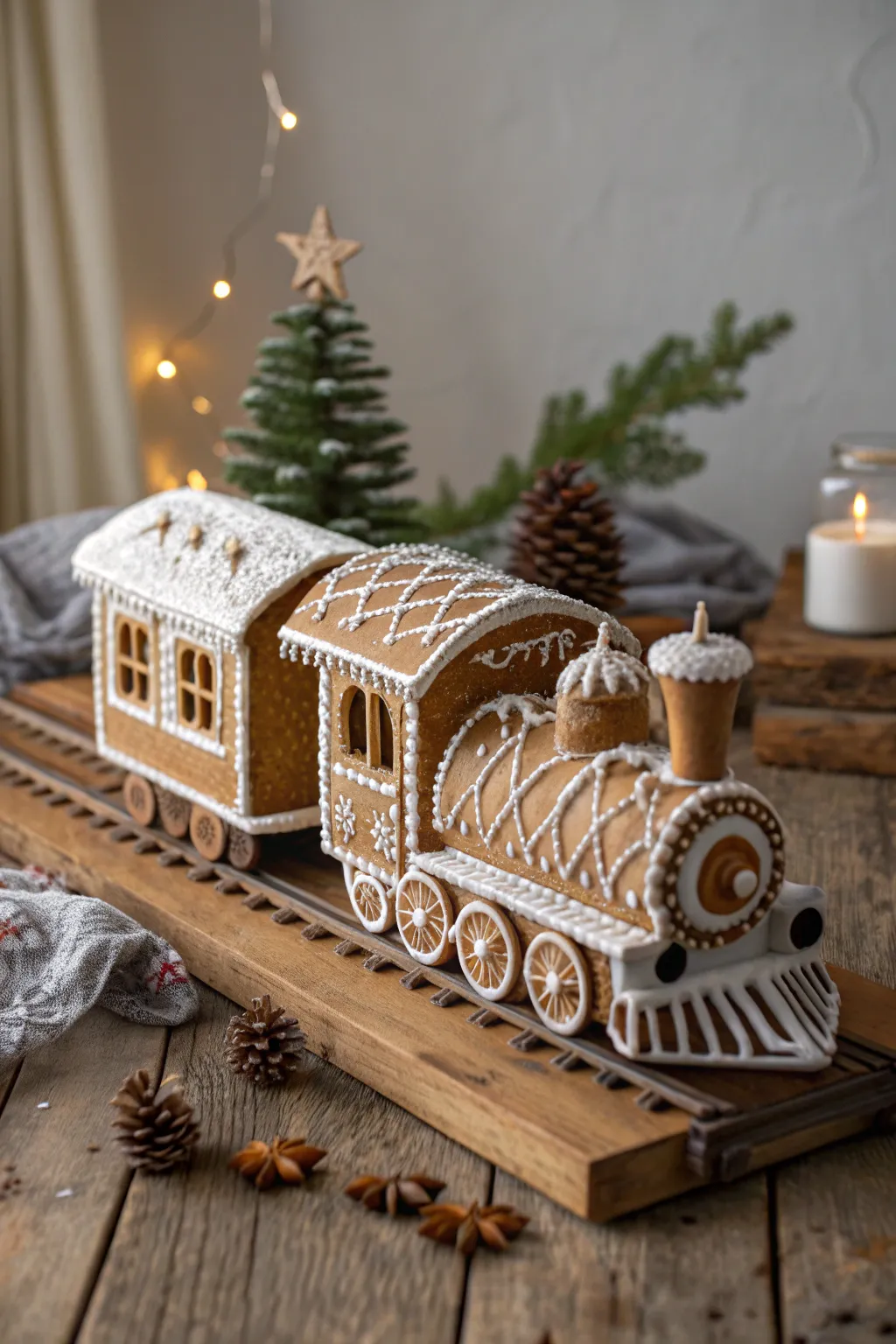 All aboard the Gingerbread Express! A sweet twist on holiday tradition.