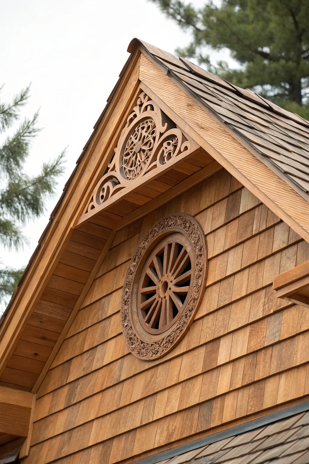 Add a touch of charm with a decorative gable vent, perfect for enhancing your home's architectural beauty.