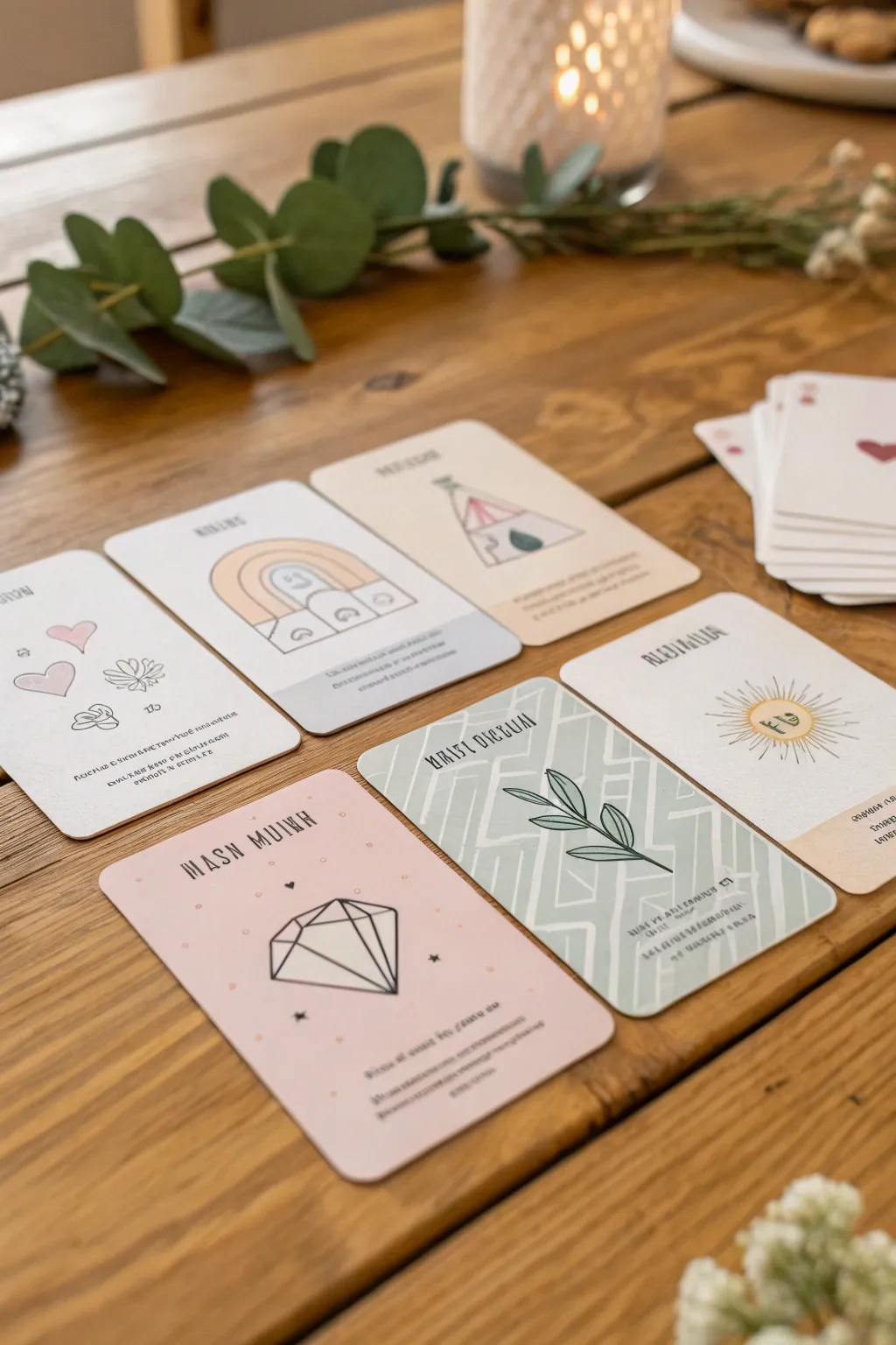 Elevate your family game night with handcrafted challenge cards that blend simplicity and fun. 🌿✨