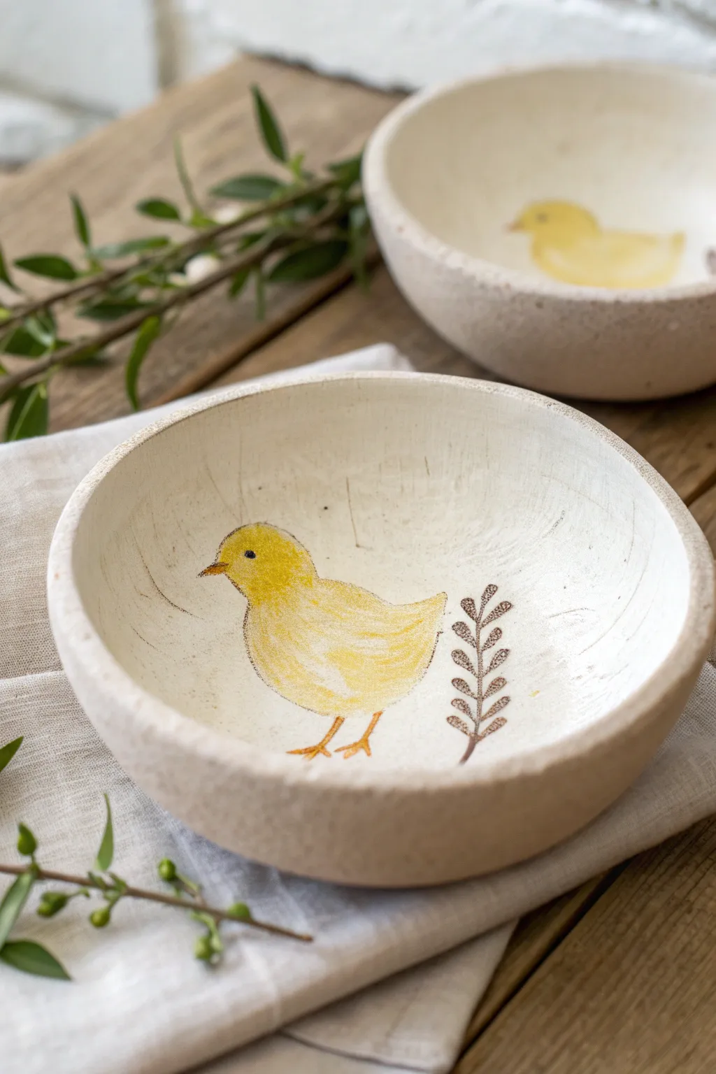 Capture the charm of childhood with handcrafted handprint chicks—where simplicity meets natural beauty.