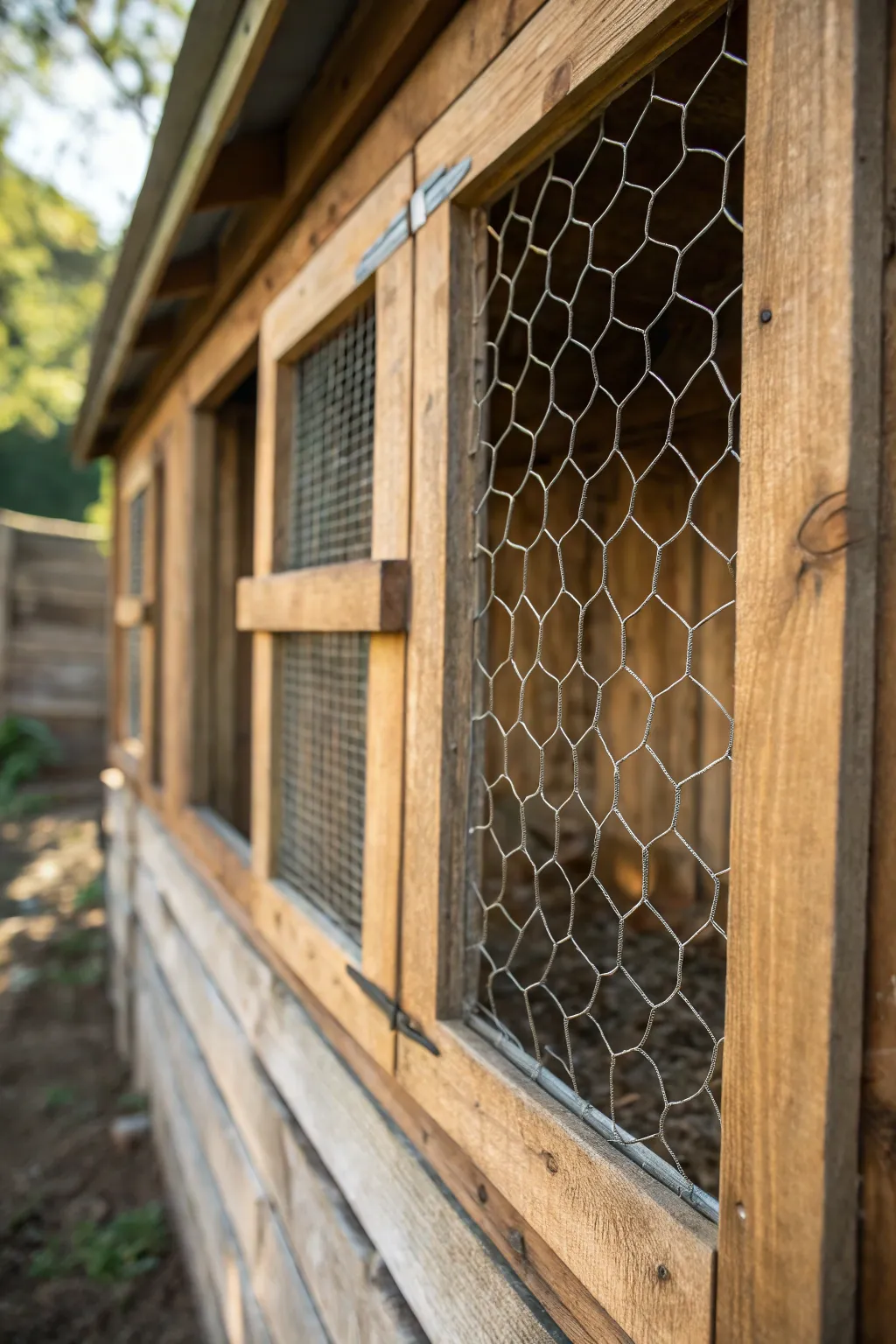 Crafted with care: Secure your coop with style.