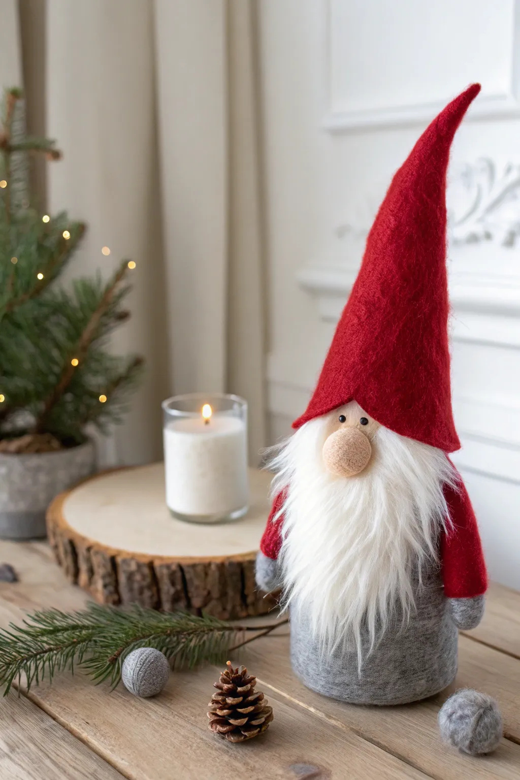 Add a touch of whimsy to your holiday decor with handcrafted gnomes—simple, charming, and full of festive cheer!