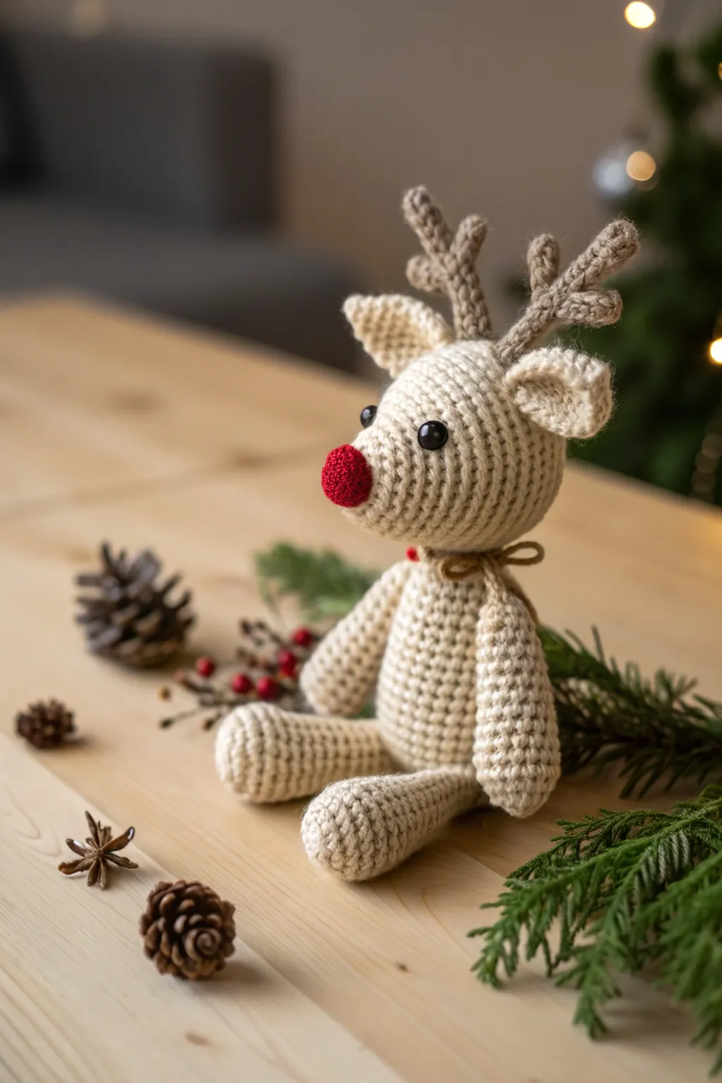 Charming Amigurumi Reindeer: A Playful Touch to Your Holiday Decor