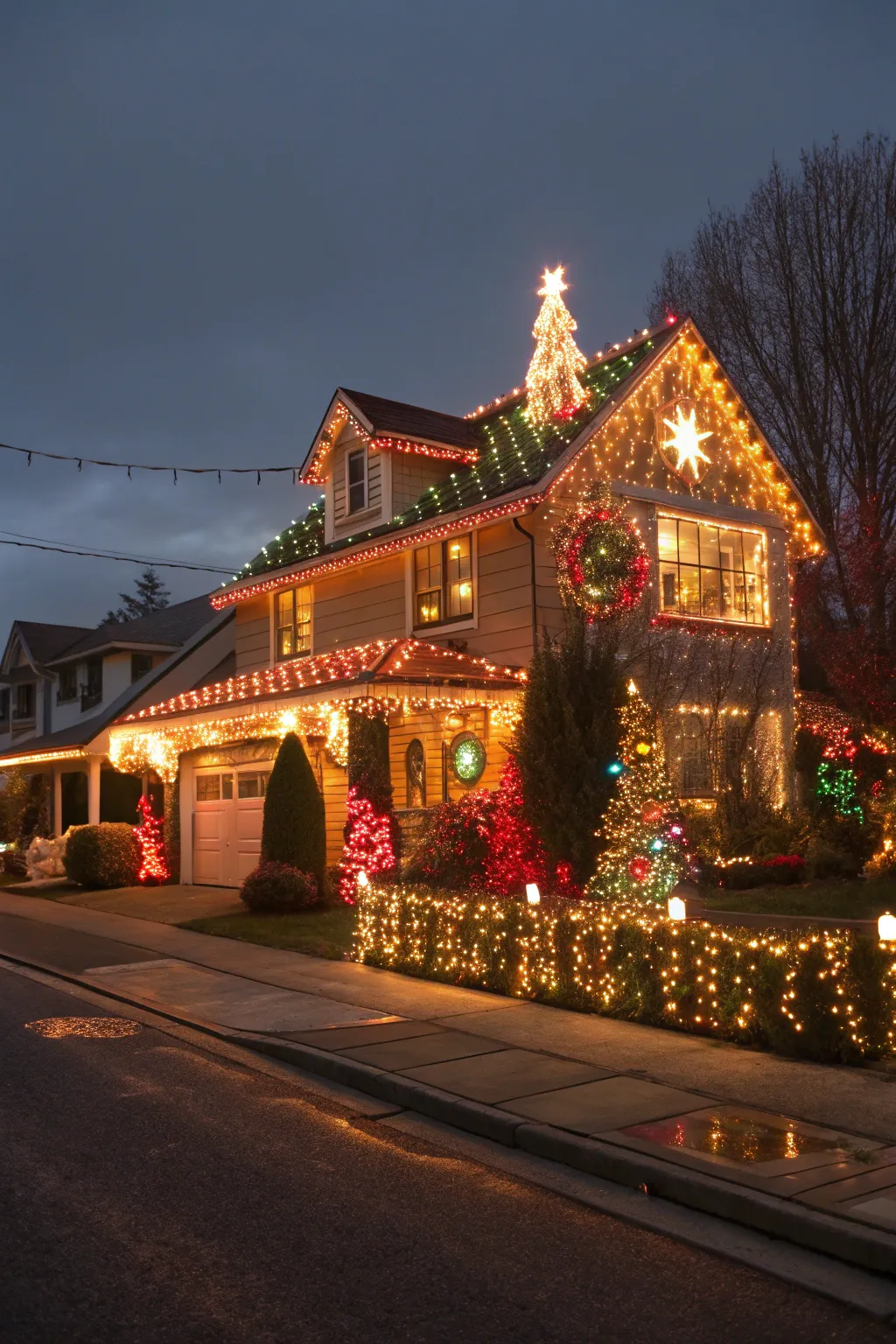 Brighten up your neighborhood with a dazzling light display.