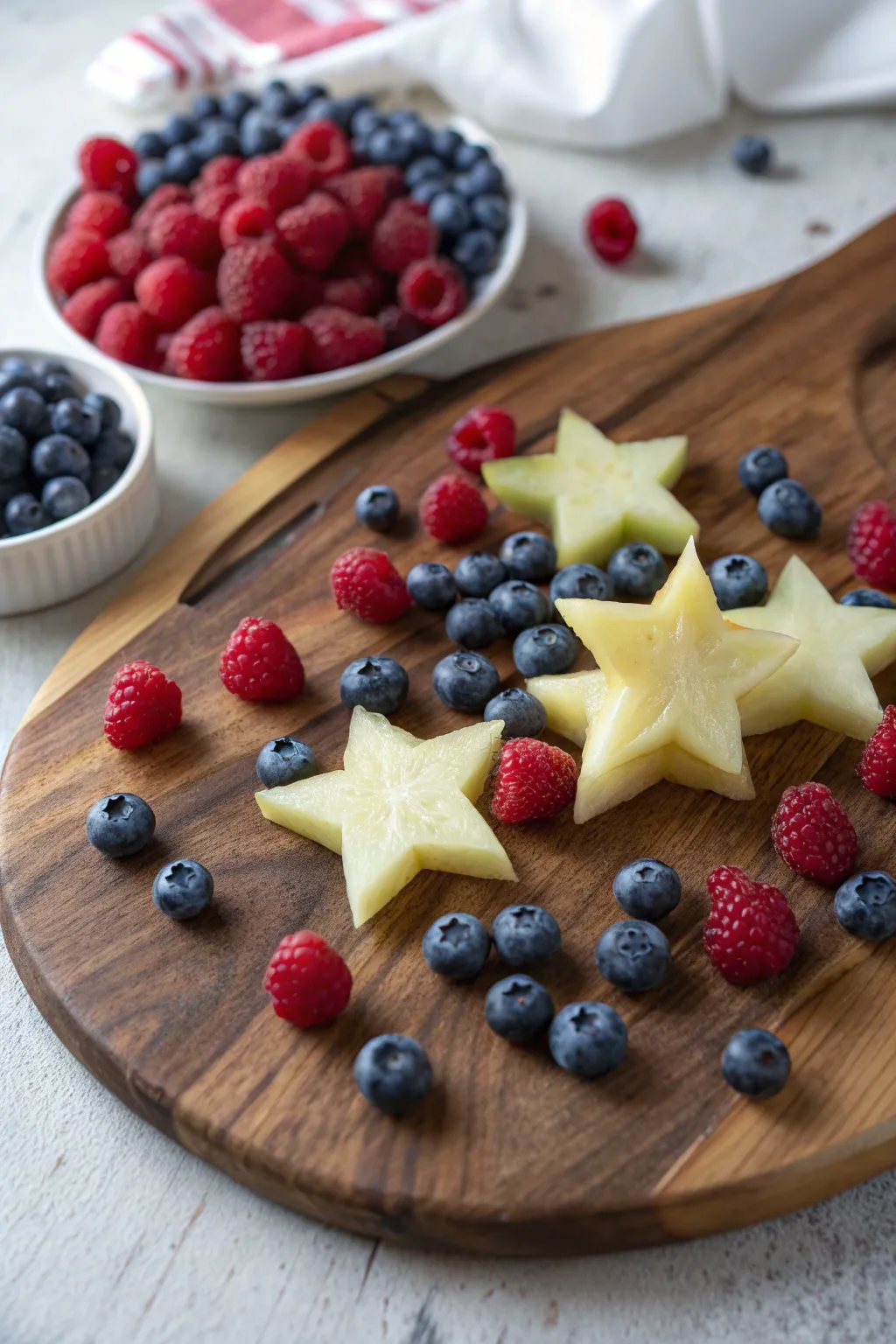 Create a Starry Night on your table with this enchanting fruit platter.
