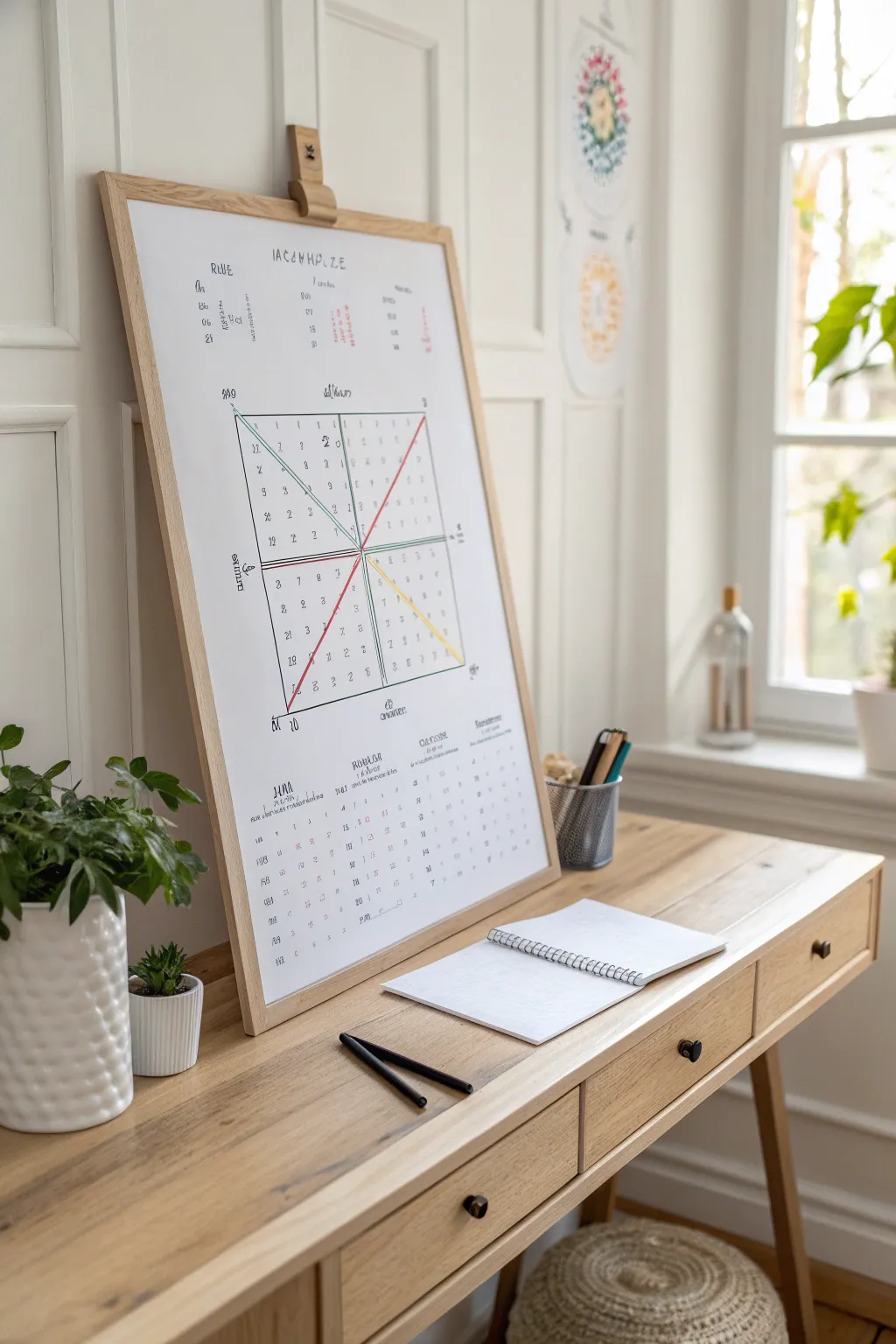 Elevate your study space with a touch of elegance and education. 🌿✨