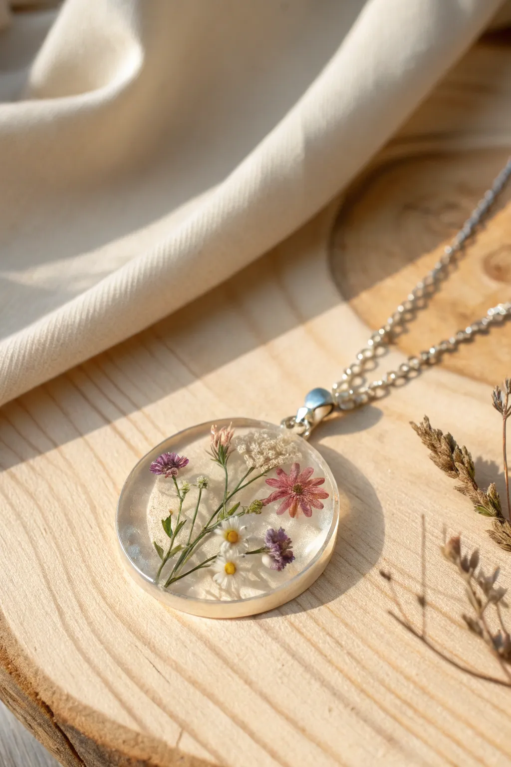 Capture nature's beauty in timeless resin jewelry.