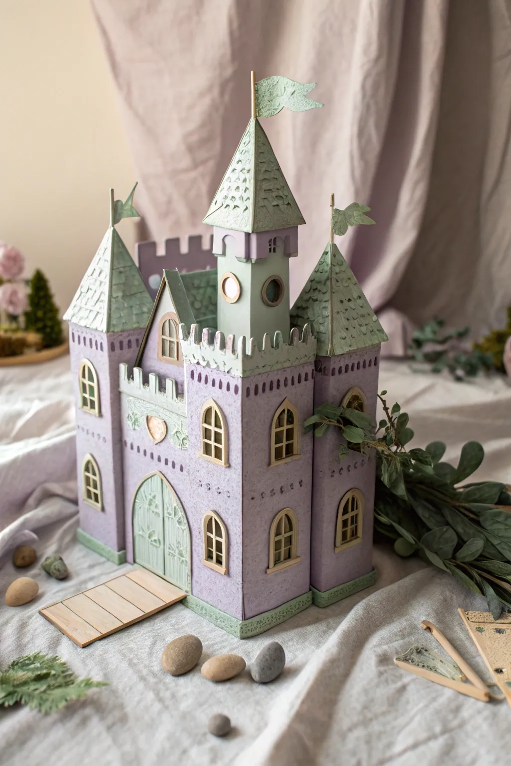 Transform old cardboard into a whimsical castle - where imagination knows no bounds!