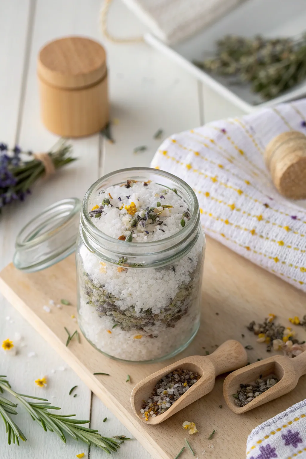 Capture tranquility with handcrafted herbal bath soaks, a perfect blend of simplicity and natural beauty.