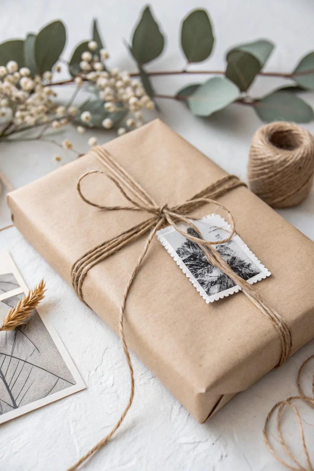 Transform your gift with a touch of nostalgia and elegance by adding a cherished photo print.