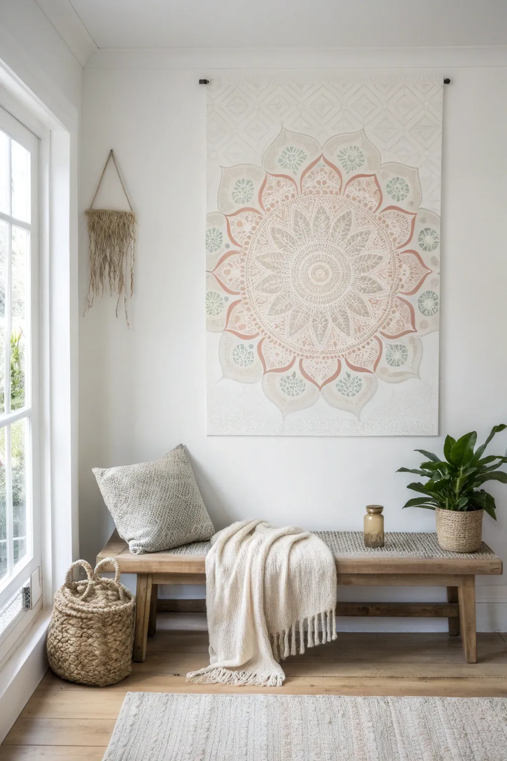 Transform your space with a touch of artistry. Discover the beauty of stenciled wall art in your own home.
