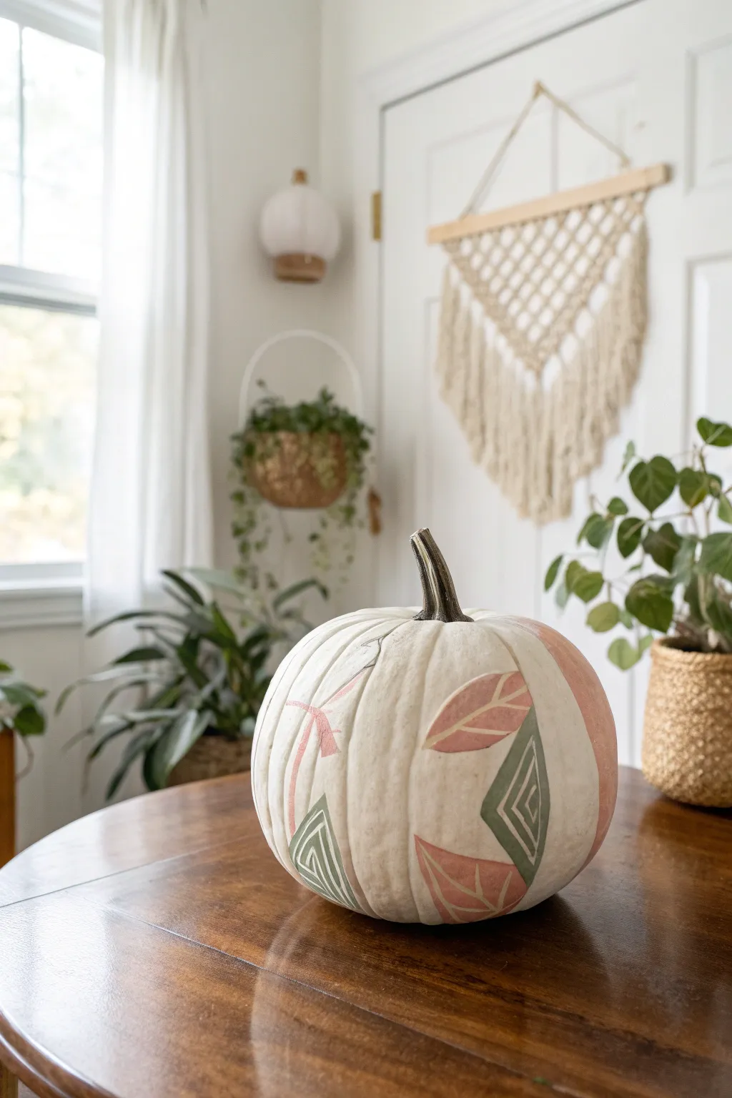 Unleash your creativity with abstract pumpkin art—where simplicity meets artistic expression.