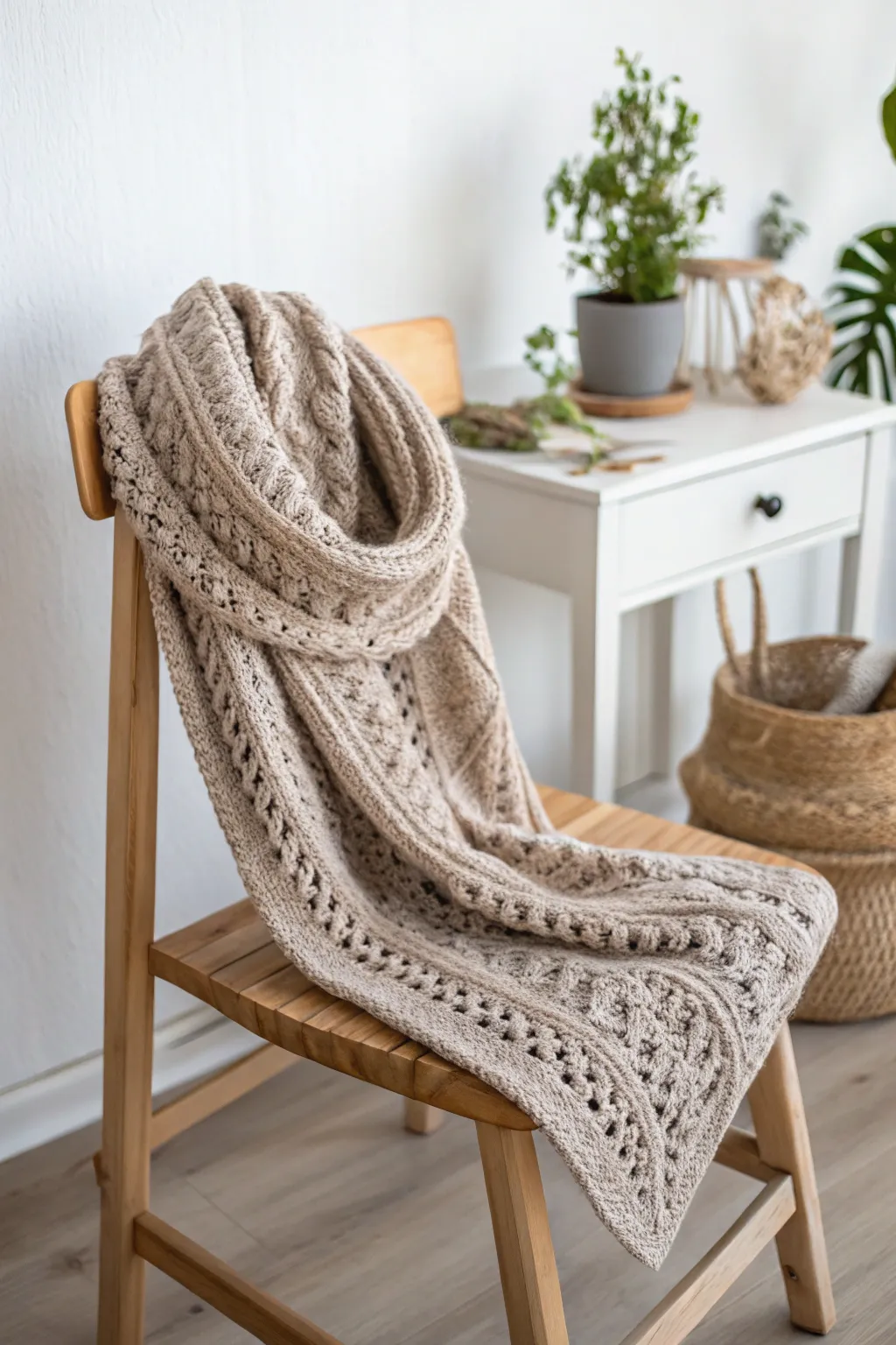 Wrap yourself in warmth and style with a handmade knitted infinity scarf—perfect for cozy winter days!