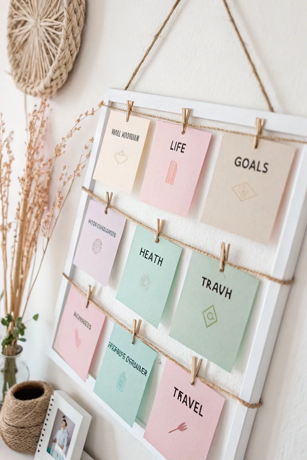Transform your dreams into a vibrant work of art with a color-coded vision board.