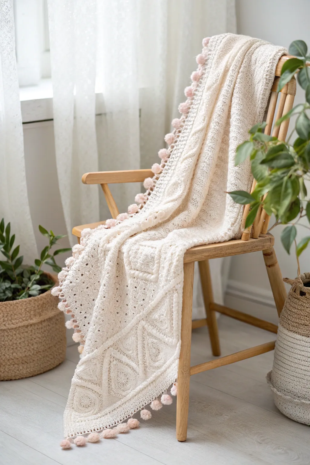 Discover the tactile delight of textured crochet stitches, perfect for your little one's comfort and joy.