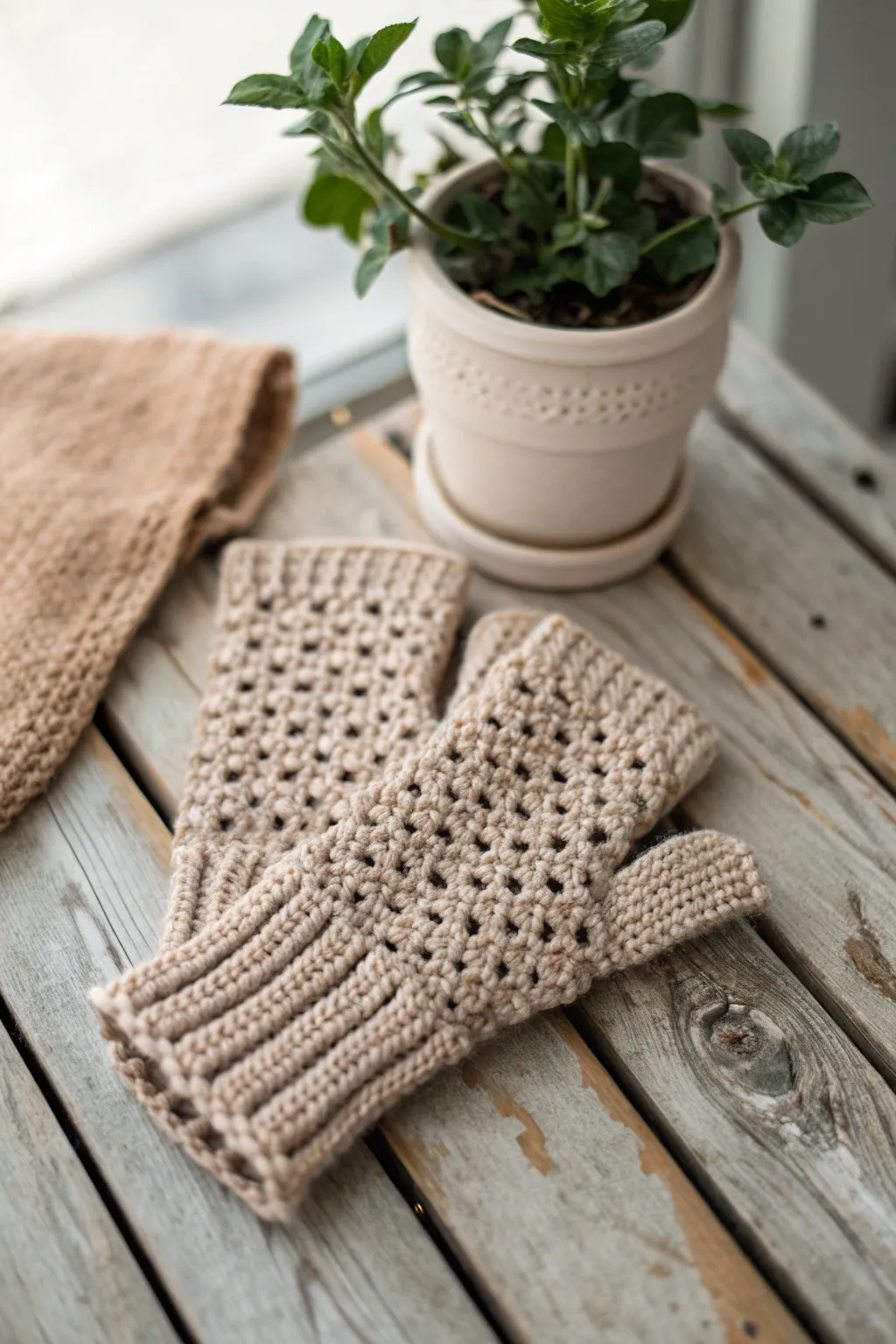 Handcrafted Elegance: Stylish Fingerless Gloves for the Modern Man