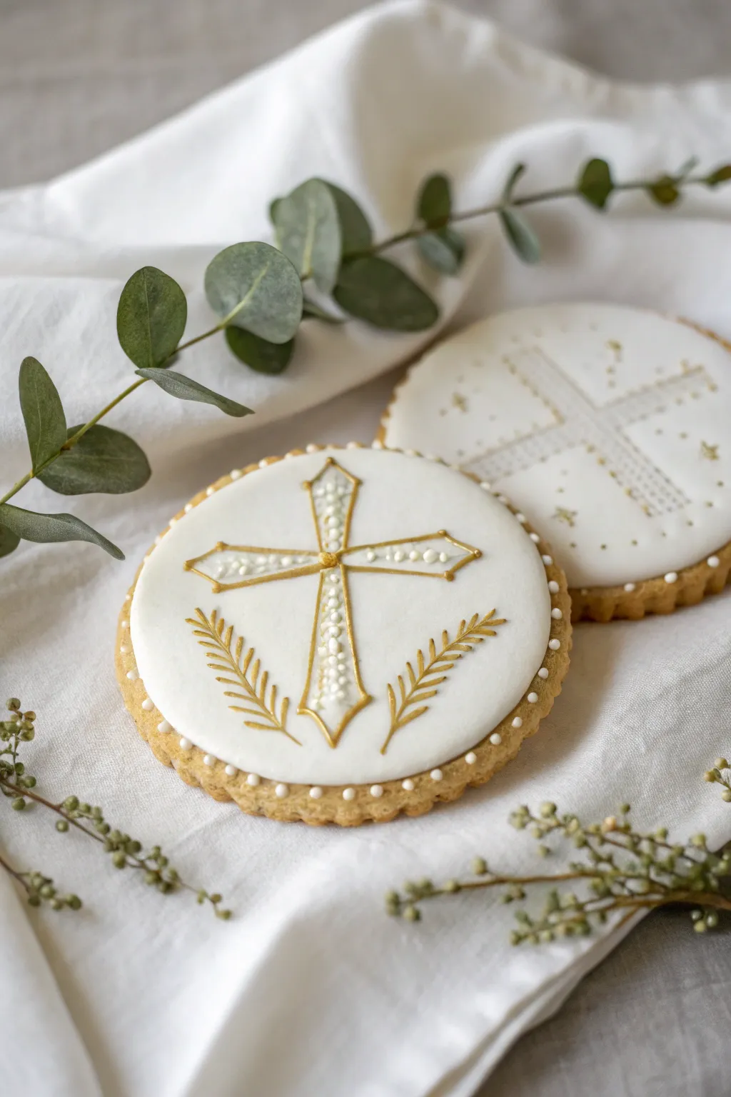 Add a touch of gold glamour to your cookies and impress with minimalist elegance.