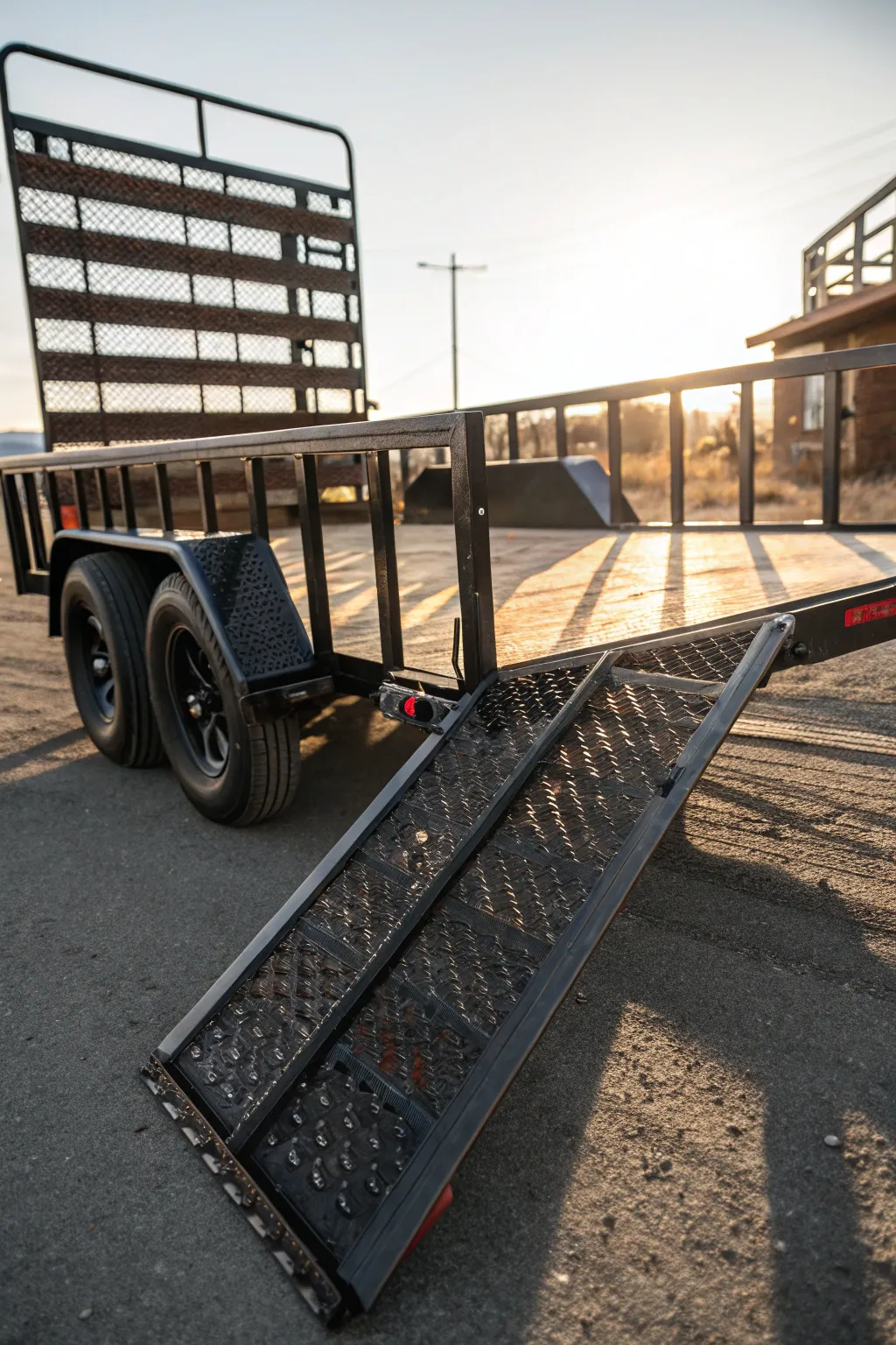 Elevate your loading experience with a handcrafted ramp—where function meets artistry.