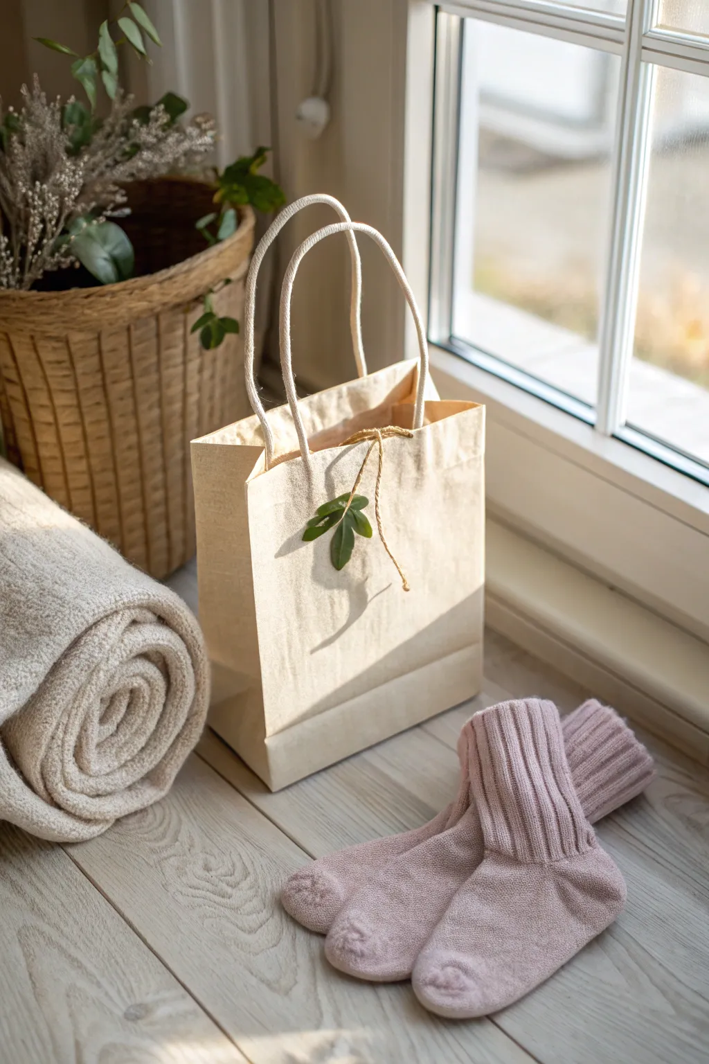 Gift the warmth of cozy comforts, wrapped in minimalist elegance.