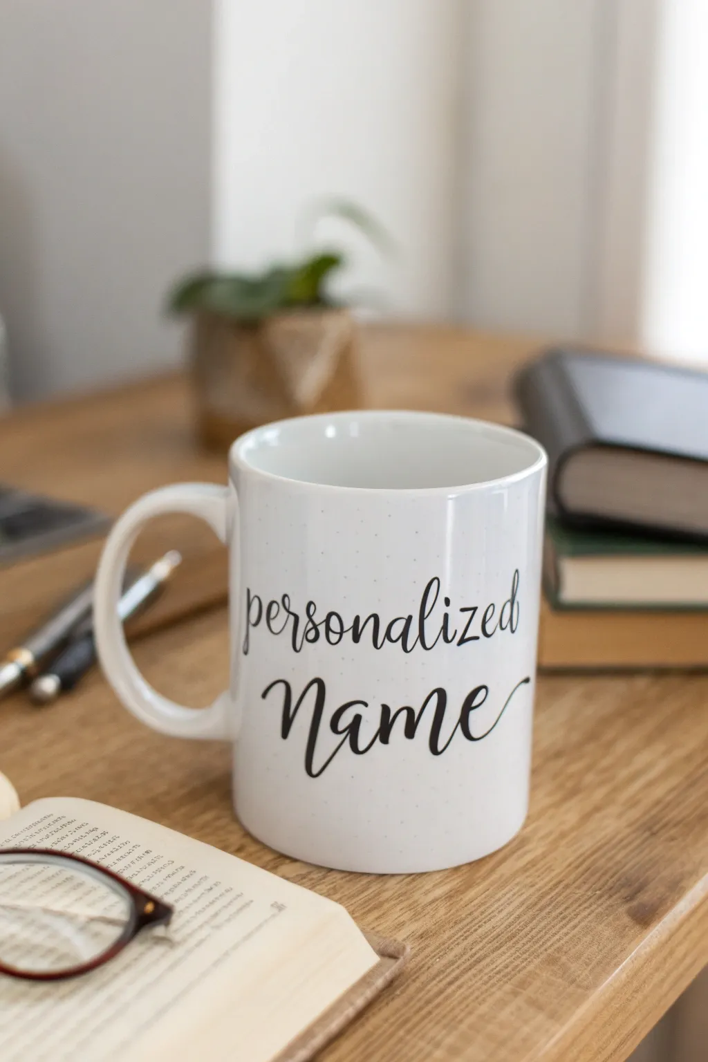 A personalized mug is a heartfelt gift idea.