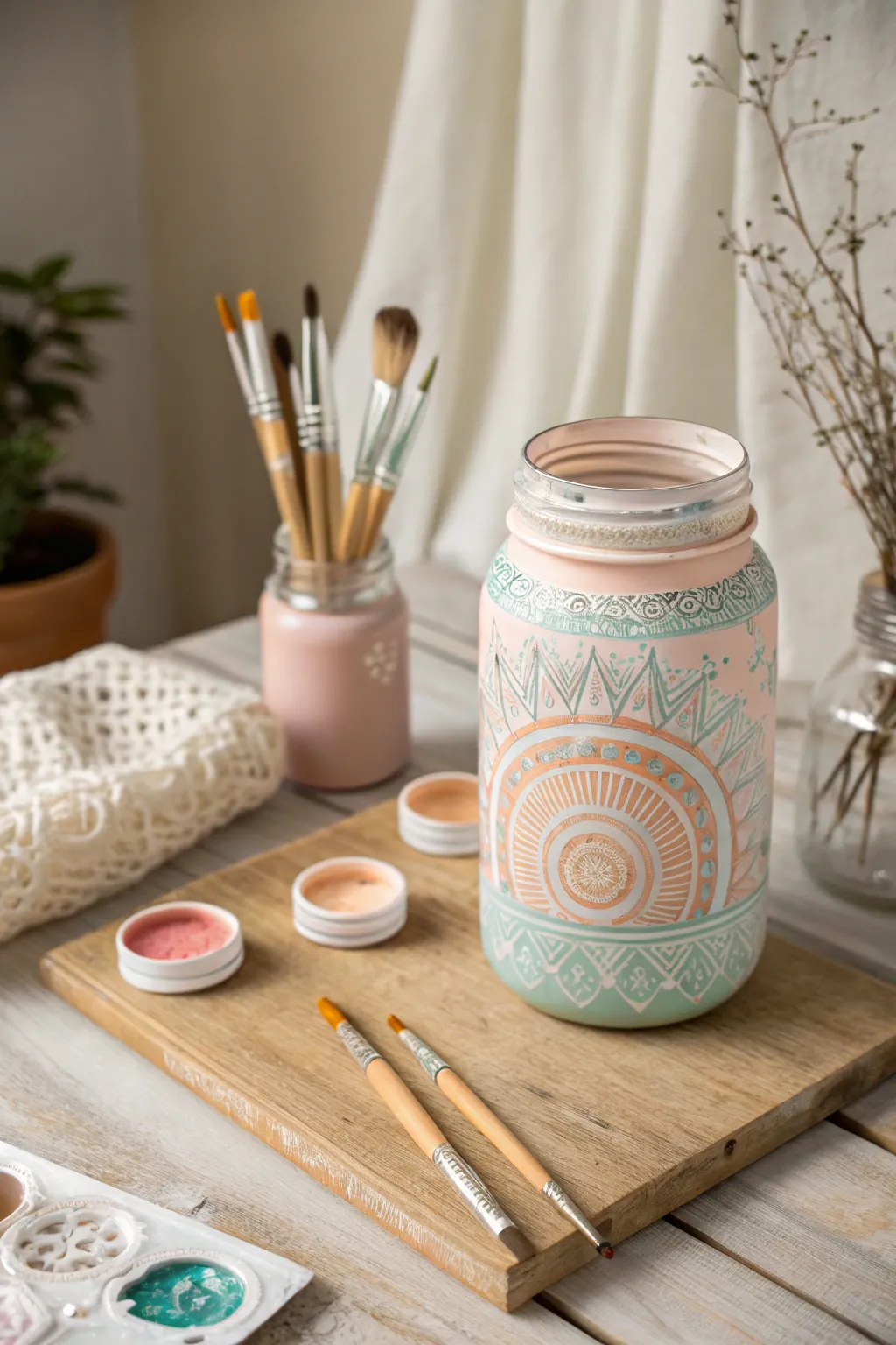 Unleash your creativity: Craft a unique date night jar with a touch of boho elegance.
