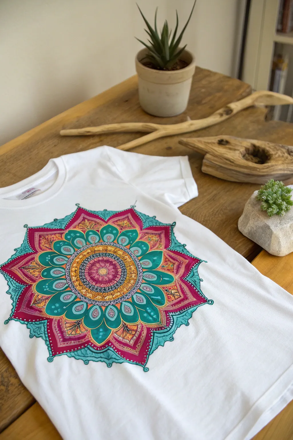 Turn your t-shirt into a work of art with dimensional fabric paint. Perfect for adding a pop to your festival look!