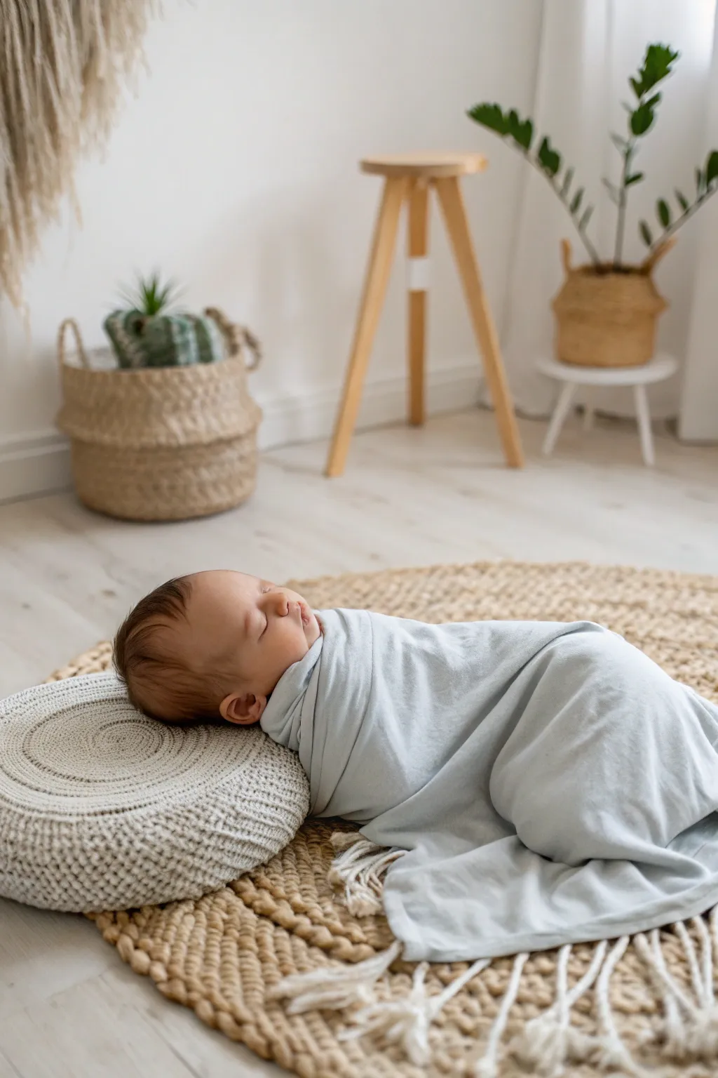 Cocooned in Love: Capture the magic of those early days with a simple, heartfelt photoshoot at home.