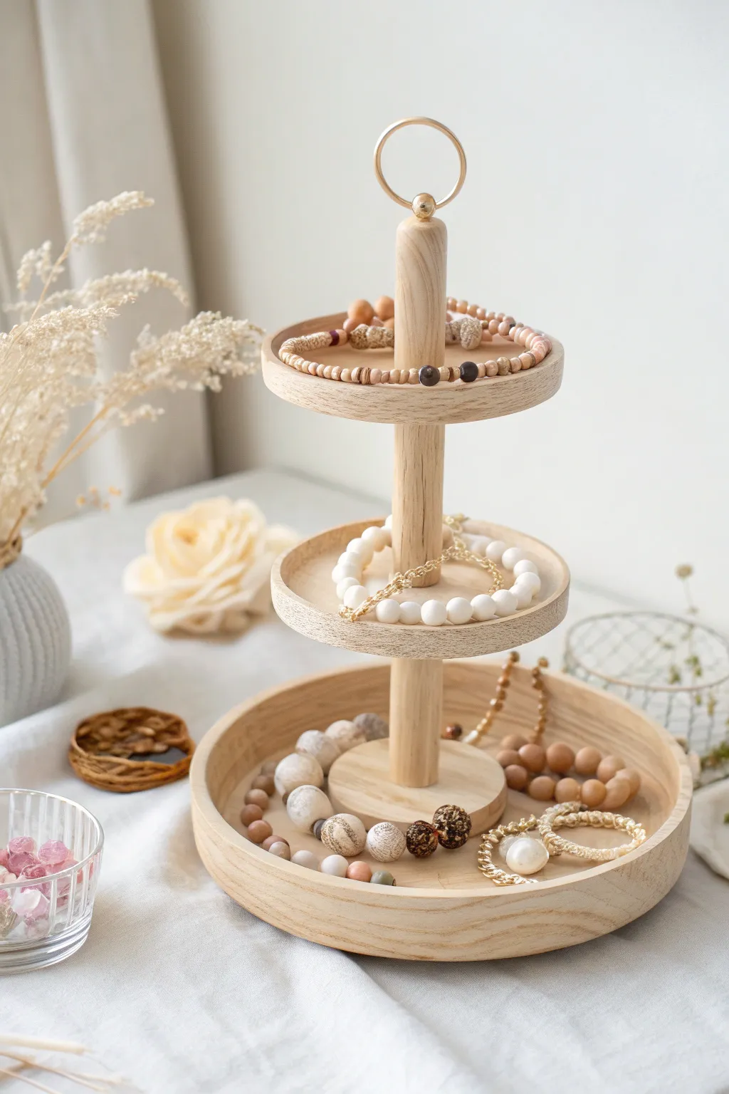 Elevate your bracelet organization with a touch of Scandinavian simplicity and Boho charm.