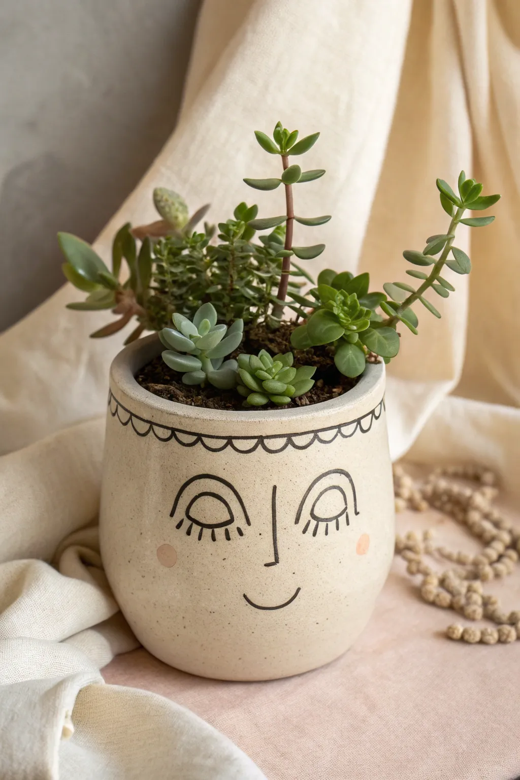 Add a playful touch to your space with a cheeky grin. #CraftedJoy