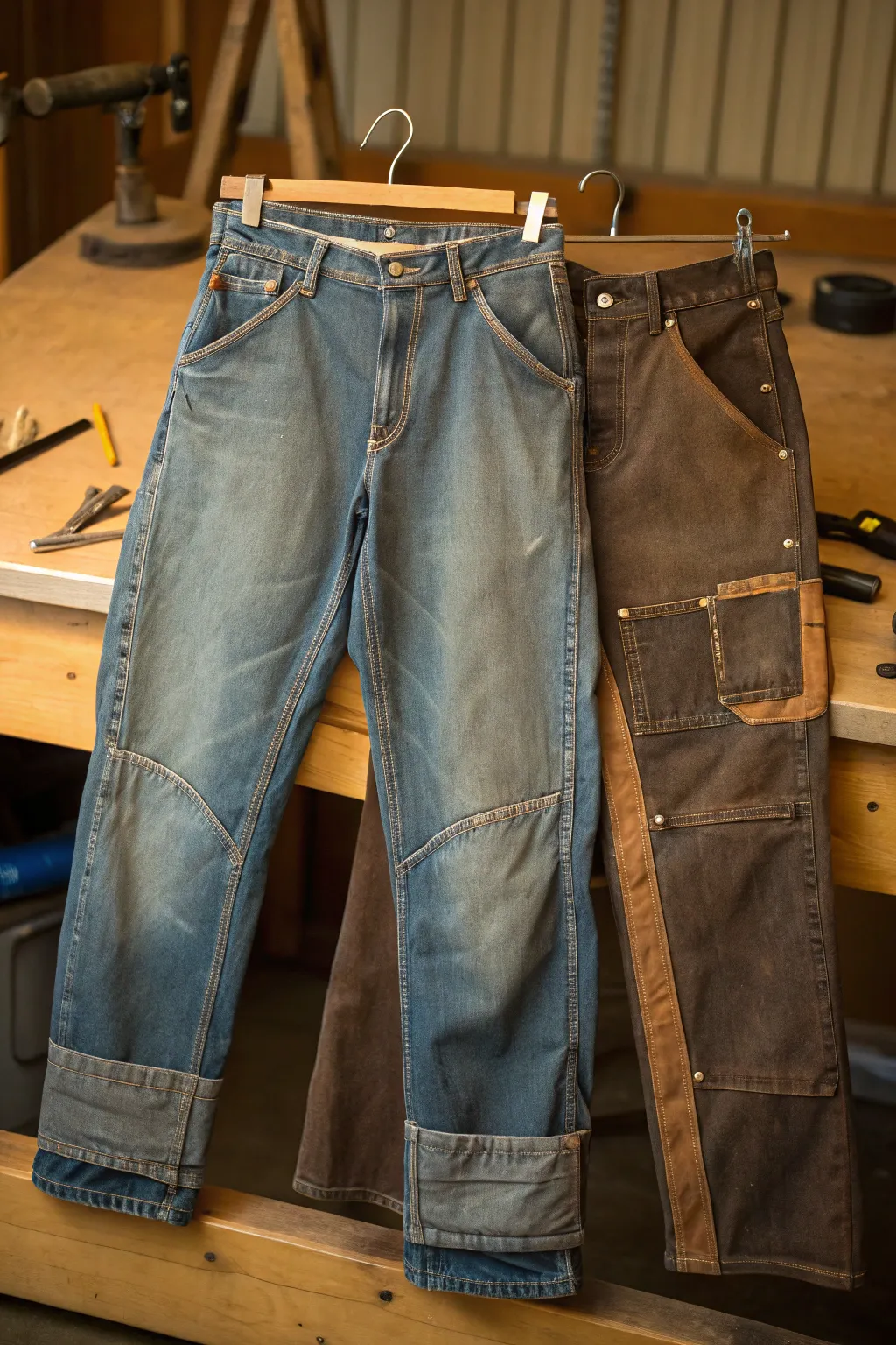 Elevate your DIY costume with the timeless charm of rugged denim and workwear.