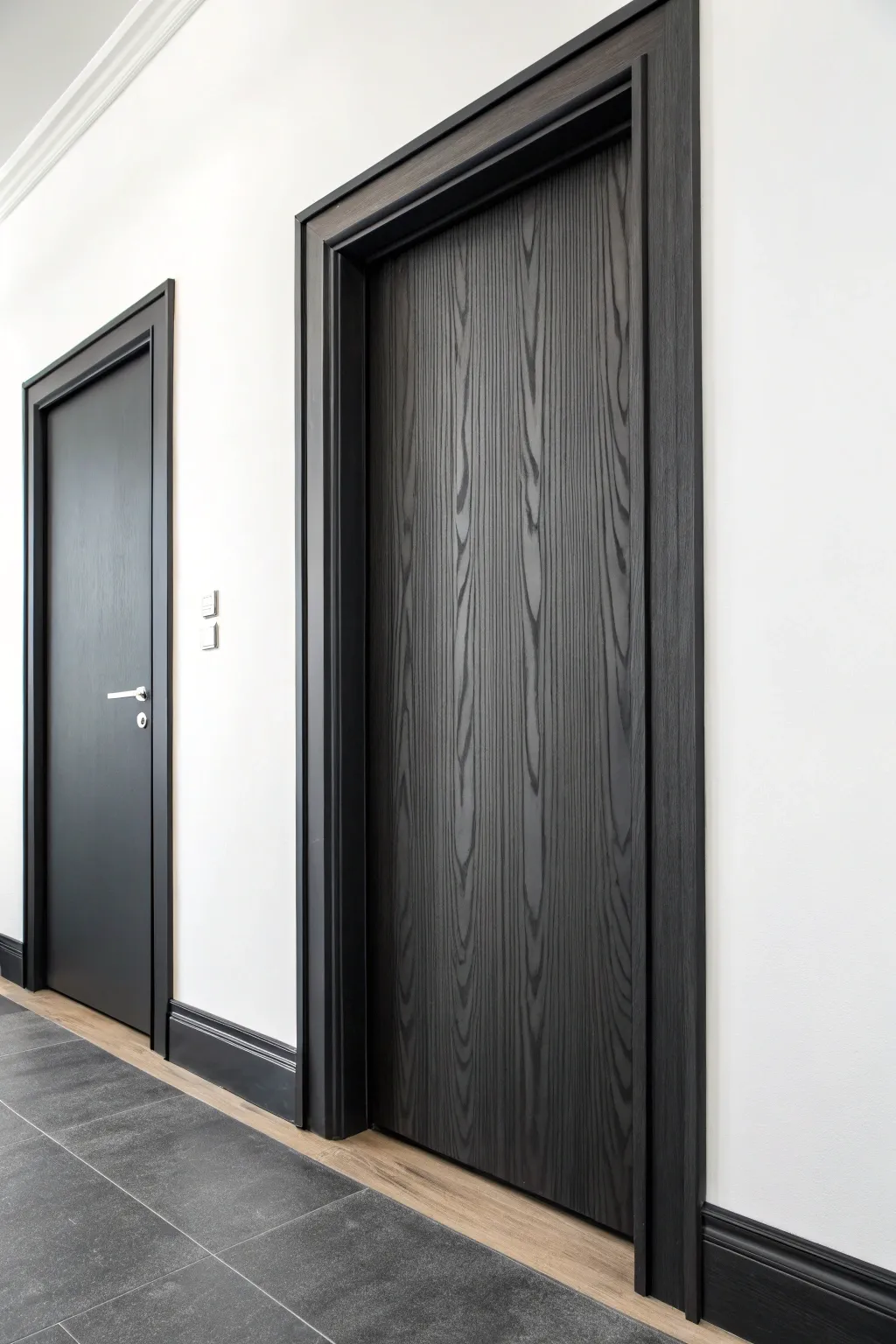 Elevate your space with minimalist modern door trim.