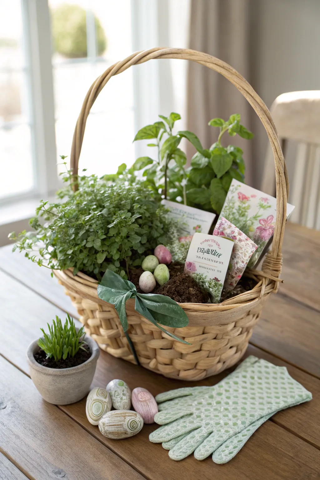 Cultivate joy this Easter with a Gardener's Delight Basket, perfect for those who love to watch their garden grow!