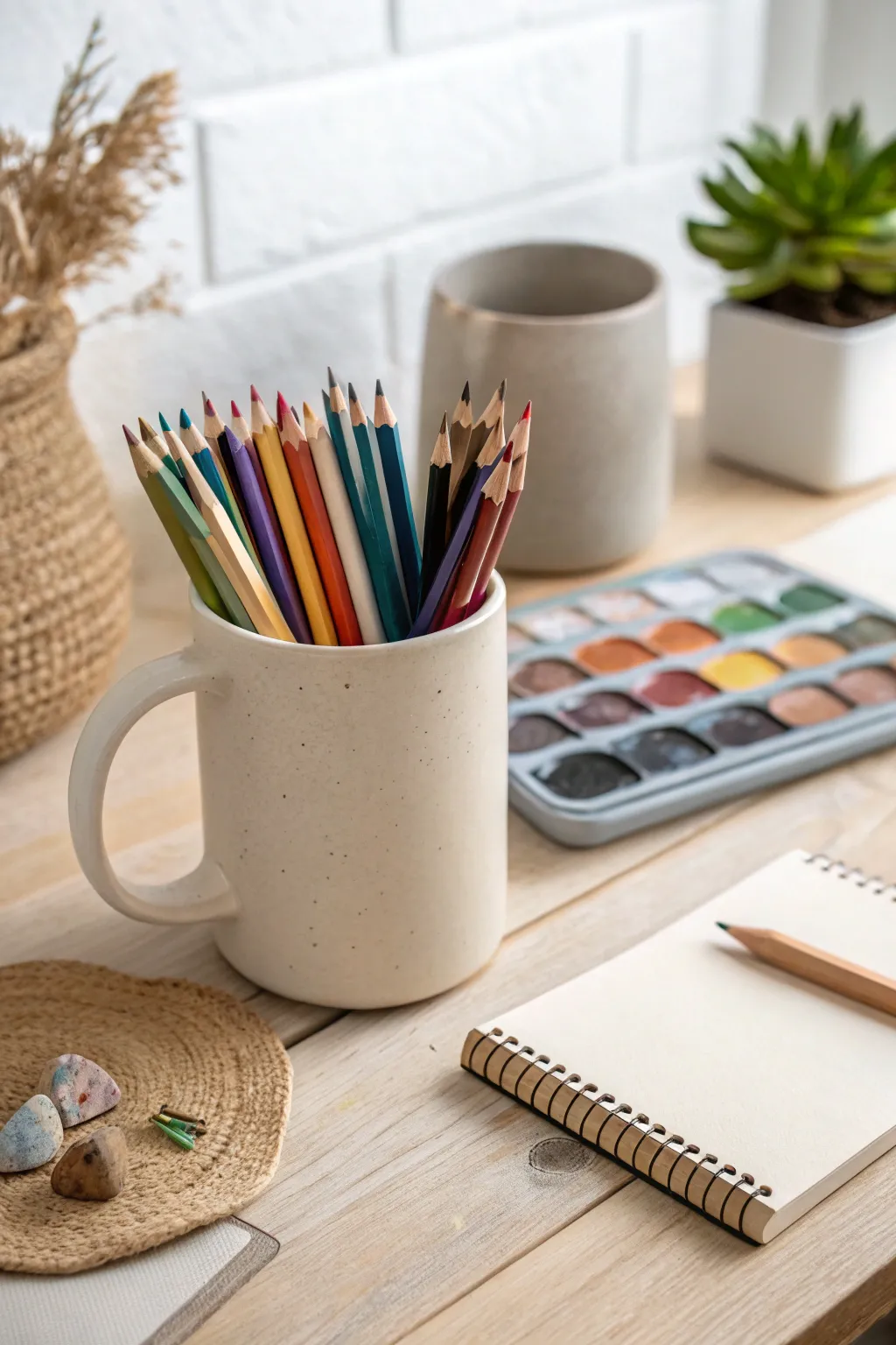 Unleash your creativity with this charming DIY artist's mug gift, perfect for on-the-go inspiration.