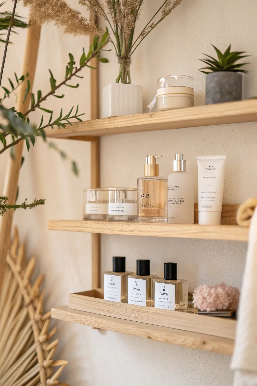 Elevate your beauty routine with sassy shelving: minimalist, chic, and oh-so-organized!