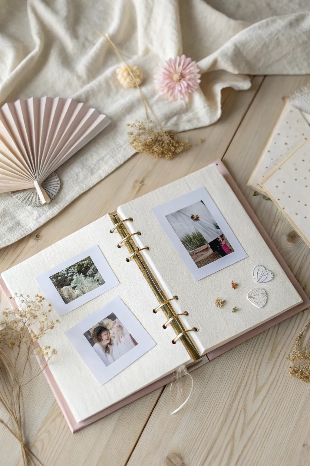 Add a playful pop to your memories with this elegant DIY photo album idea.