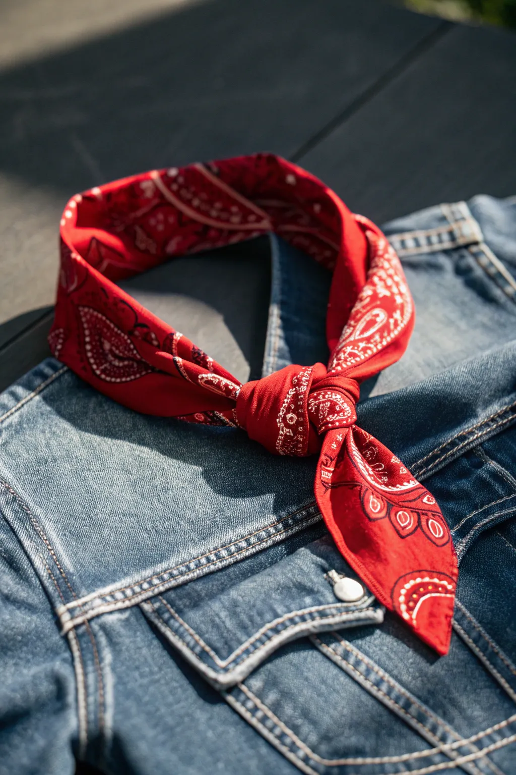 Elevate your style with a classic bandana headband—perfect for any young rockstar!