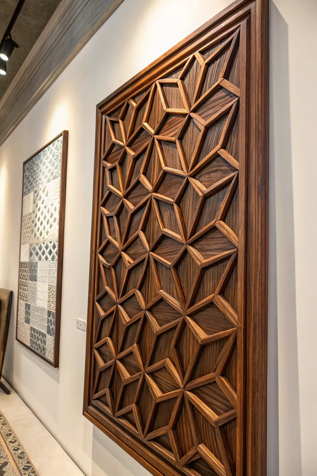 Transform your space with the bold elegance of geometric craftsmanship.