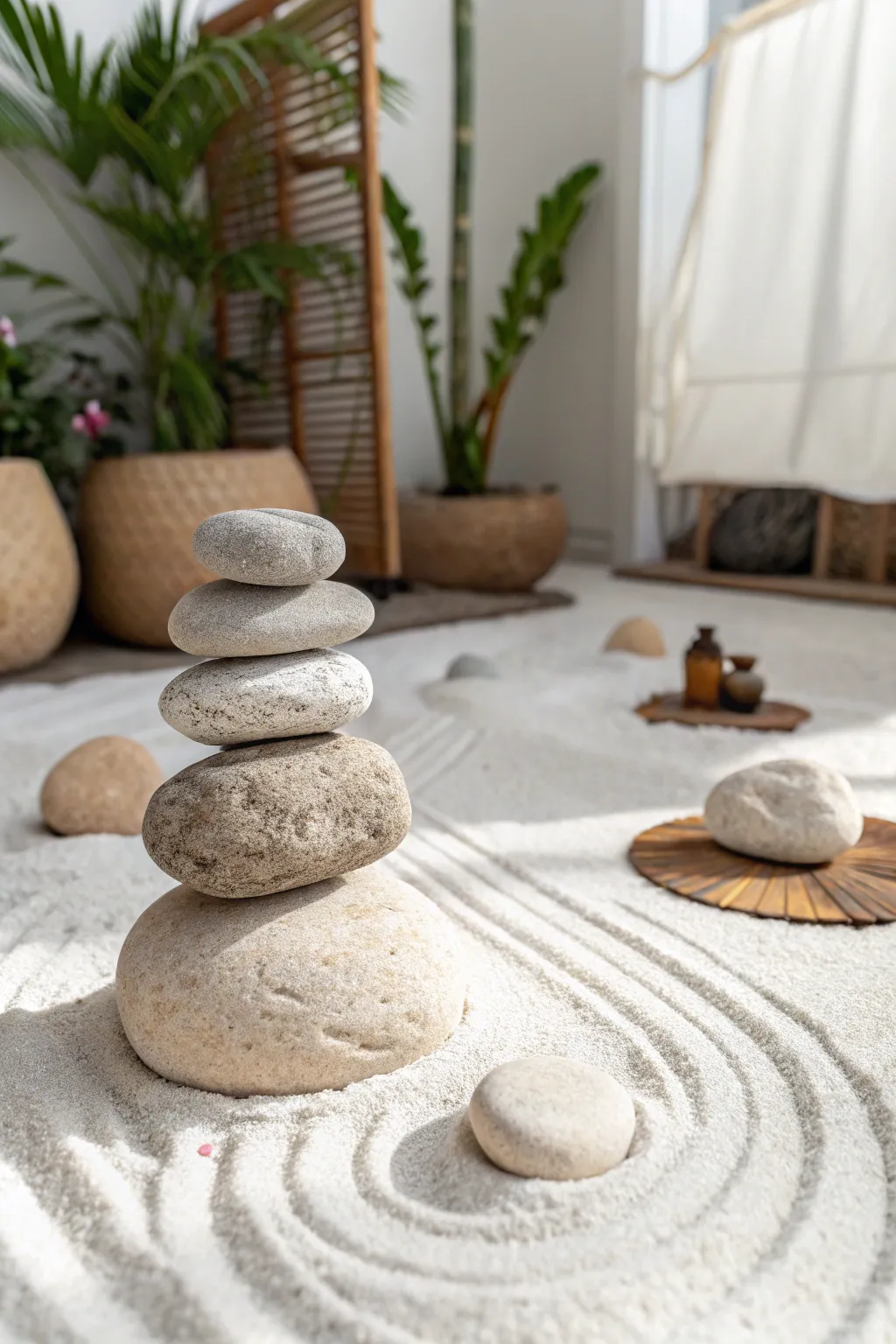 Discover balance and beauty with these serene stone arrangements for your zen garden.