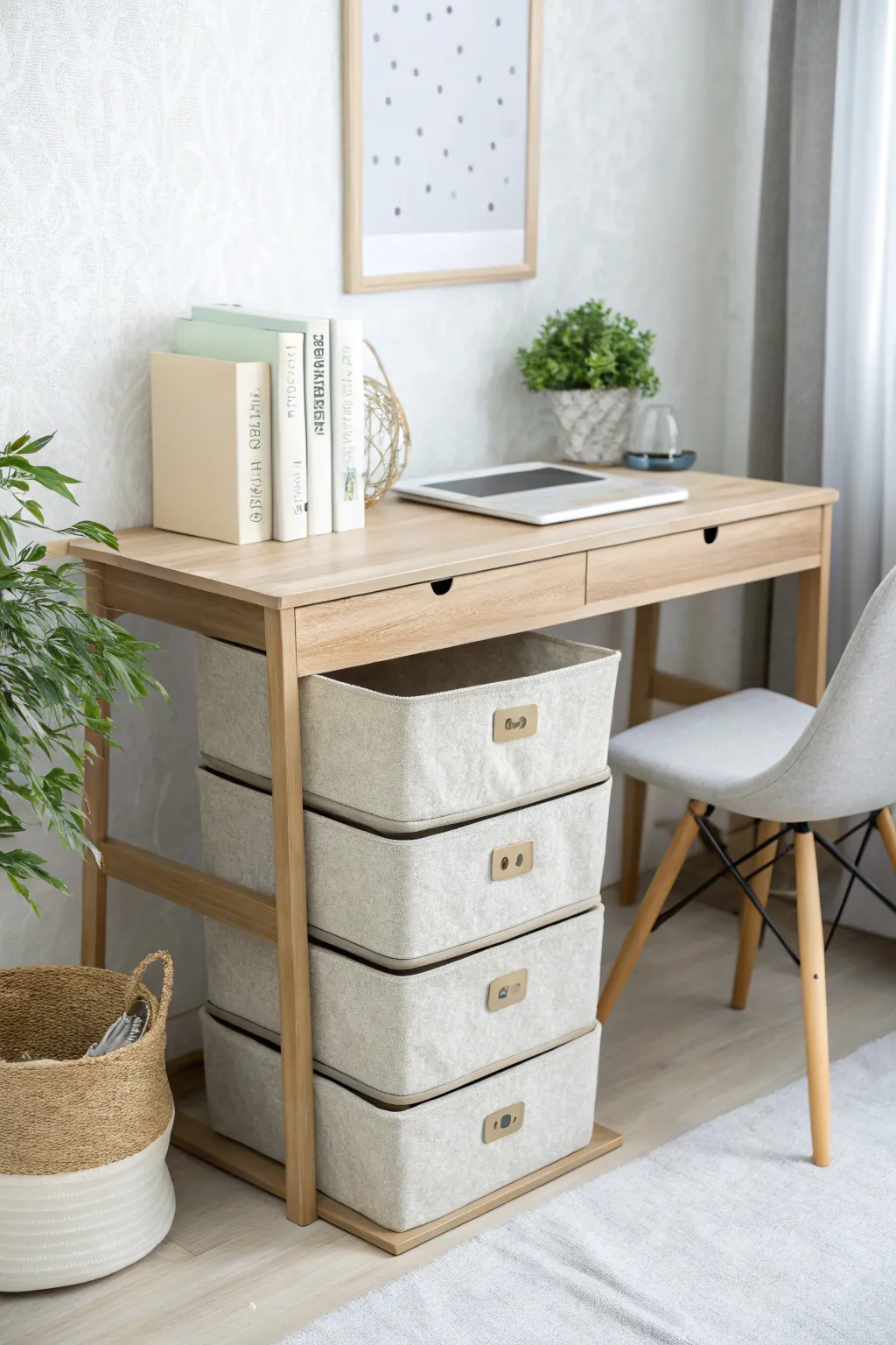 Elevate your dorm room with chic and functional storage bins. Embrace simplicity and style with these Scandinavian-inspired organization hacks!