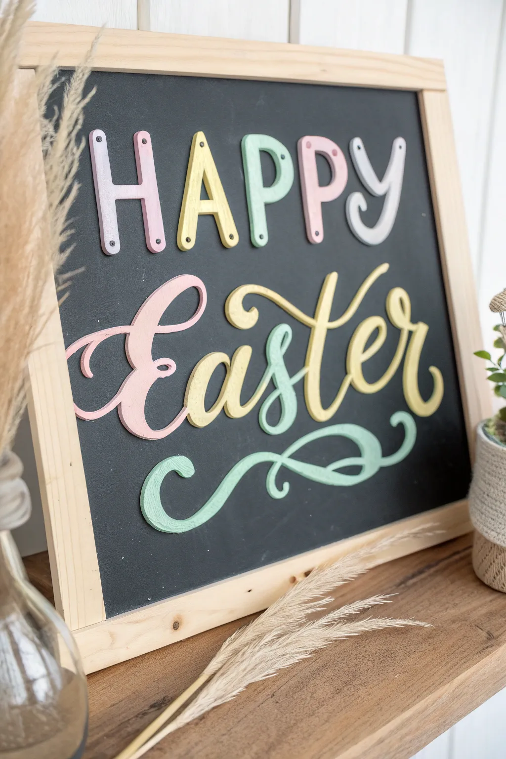 Celebrate Easter with charming chalk art that captures the joy of the season.