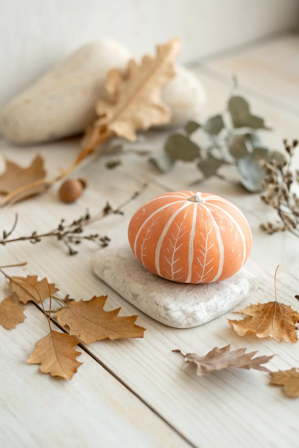 Embrace fall with simple and charming painted rock pumpkins, perfect for little hands and big imaginations.