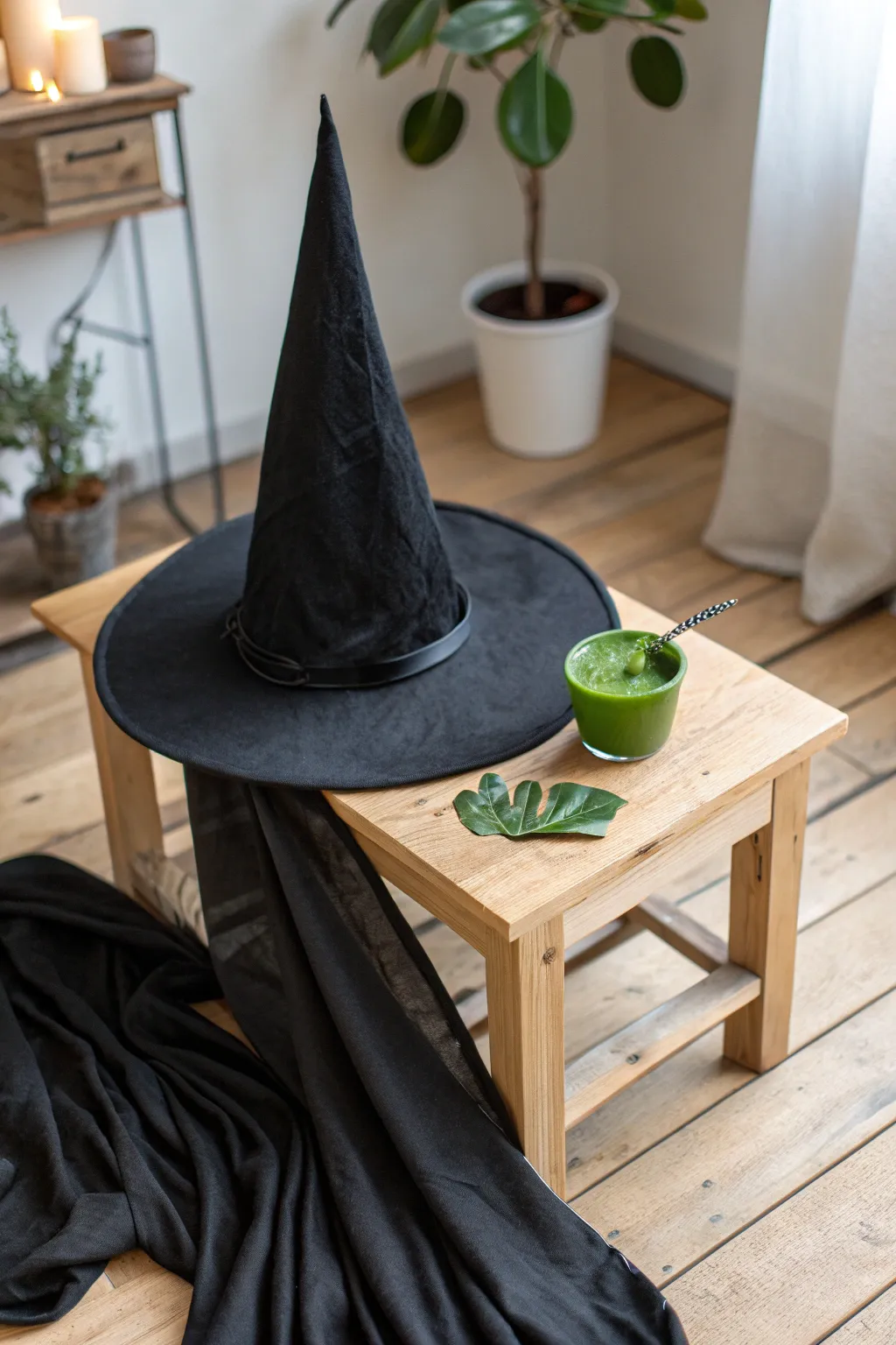 Elevate your witchy charm with minimalist elegance this Halloween.